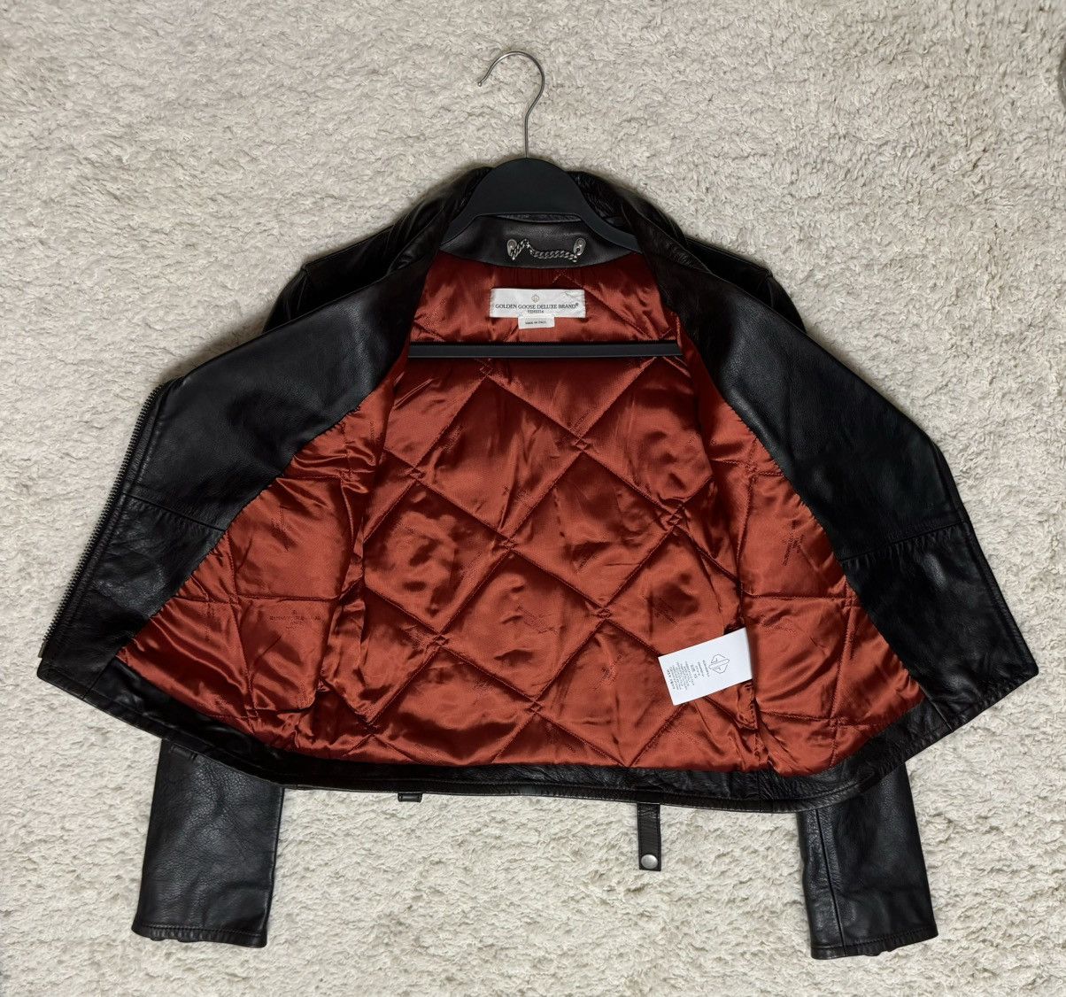 Golden Goose Golden Goose Leather Biker Jacket Size XS / US 0-2 / IT 36-38 - 5 Thumbnail