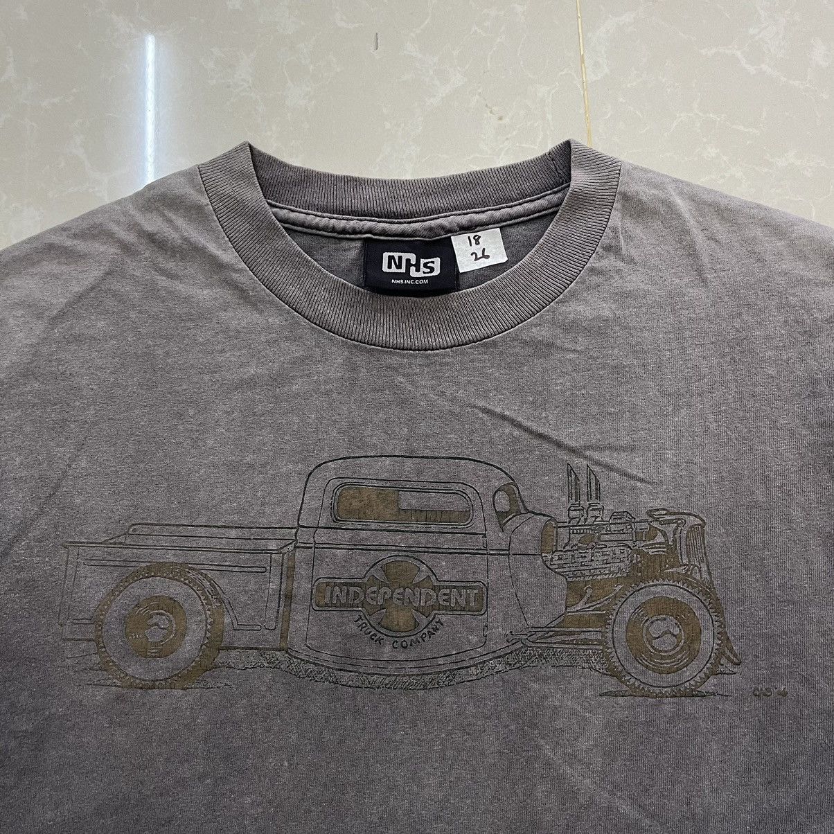 Independent Truck Co. Distressed Vintage Y2k Independant Truck Company Faded Tee Size US S / EU 44-46 / 1 - 4 Thumbnail
