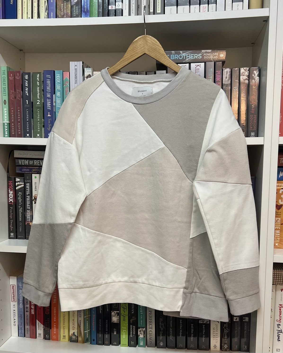 Japanese Brand STUDIOUS Japan Patchwork Sweater Size US M / EU 48-50 / 2 - 1 Thumbnail