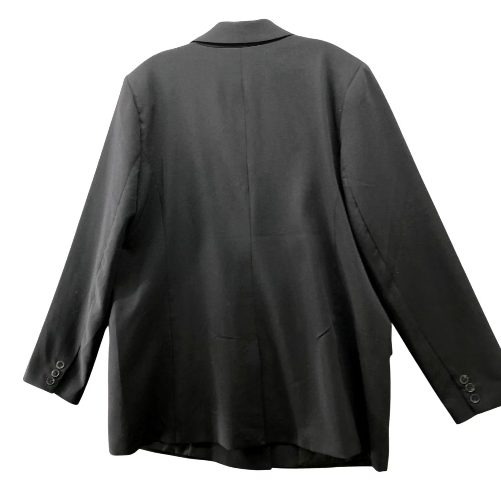 Joie Joie Oversized Blazer Womens XL Black Double Breasted Notch Collar Longline Blazer Jacket Coat Womens XL Black Size XL / US 12-14 / IT 48-50 - 2 Thumbnail