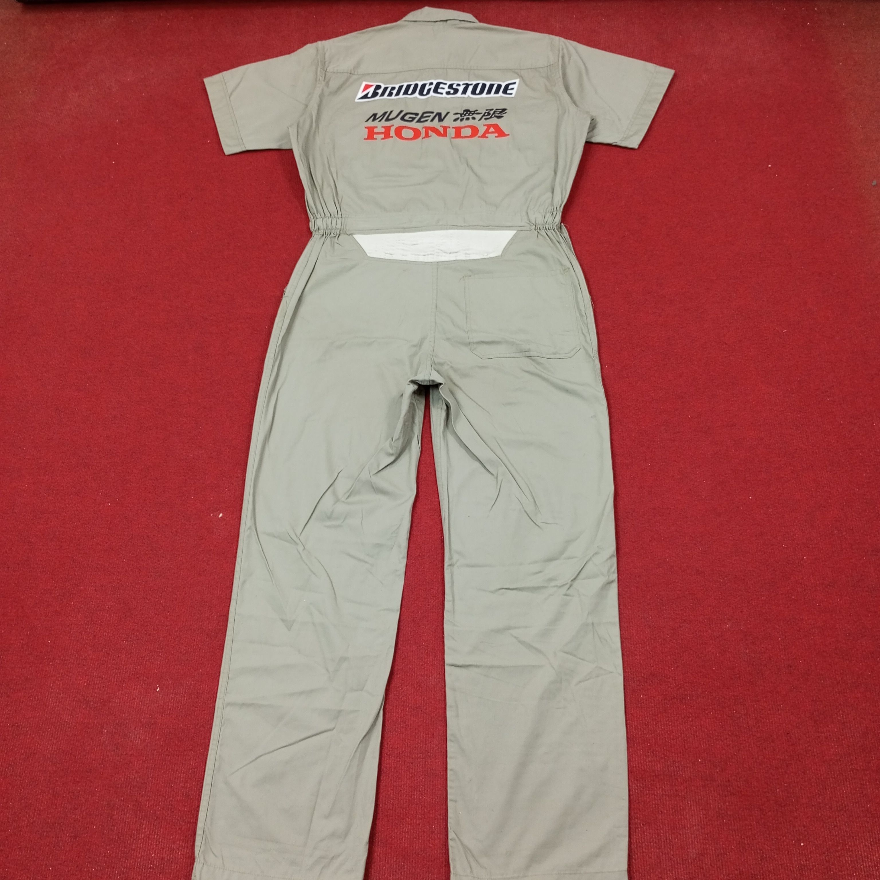 Vintage Bridgestone X Mugen Honda Custom Art Coverall Jacket c221n6 Size US M / EU 48-50 / 2 - 1 Thumbnail
