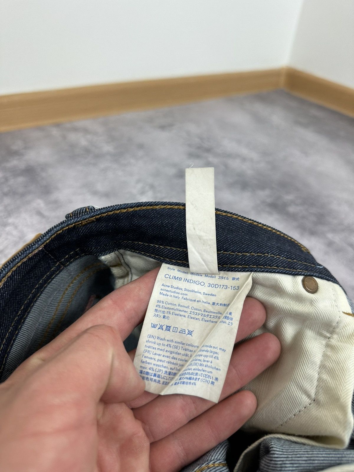 Acne Studios Vintage Acne Studios Avant Garde Slim Climb Indigo Y2K Jeans Size US 28 / EU 44 - 20 Thumbnail