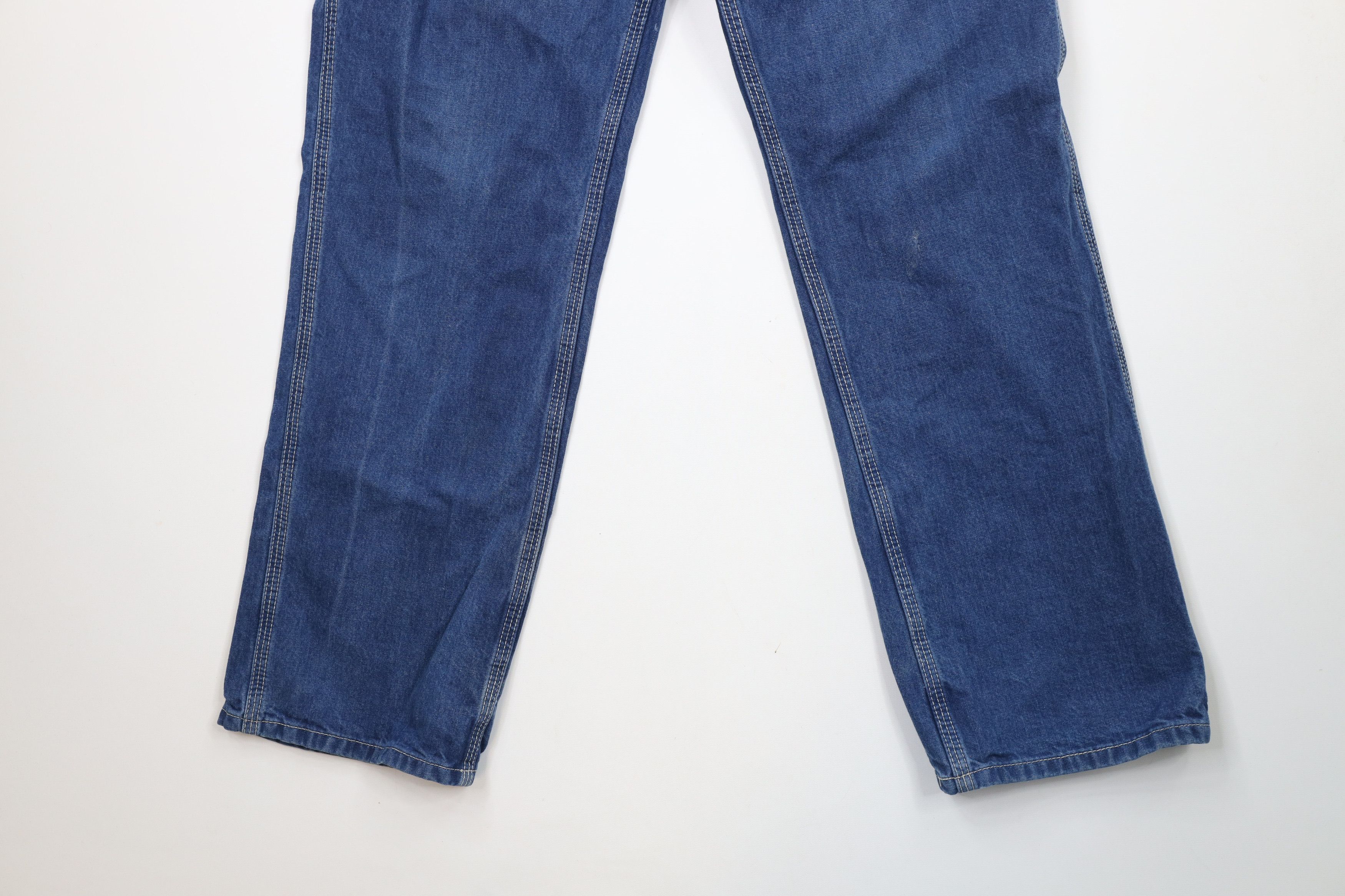 Carhartt × Vintage Vintage Carhartt FR Flame Resistant Wide Leg Dungaree Jeans Size US 34 / EU 50 - 4 Thumbnail