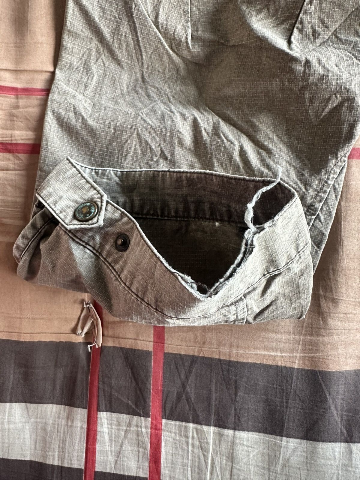 If Six Was Nine Marithe Francois Girbaud Multipocket Sunfaded Pants Size US 34 / EU 50 - 8 Thumbnail