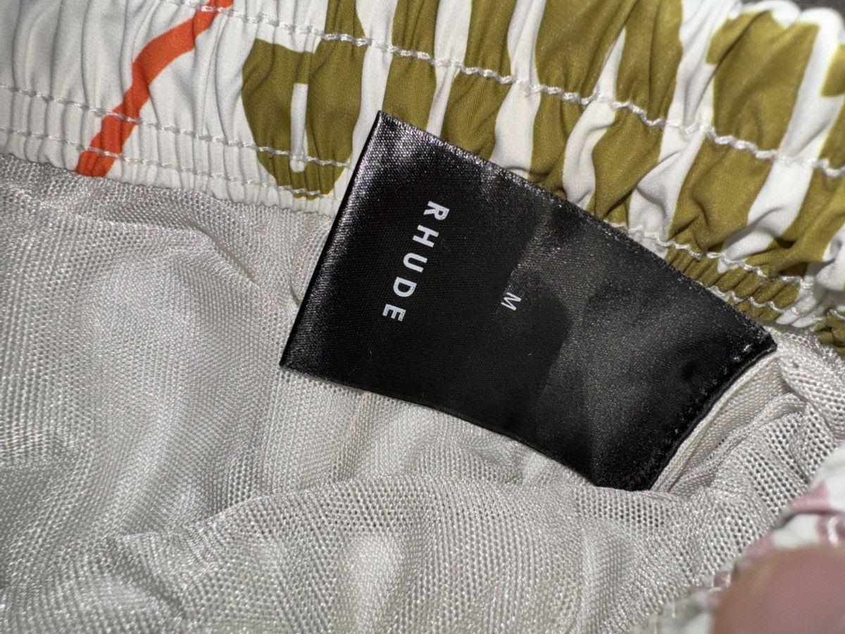 Rhude Rhude Mash Up Logo Swim Trunks “Crème” Size US 30 / EU 46 - 3 Thumbnail