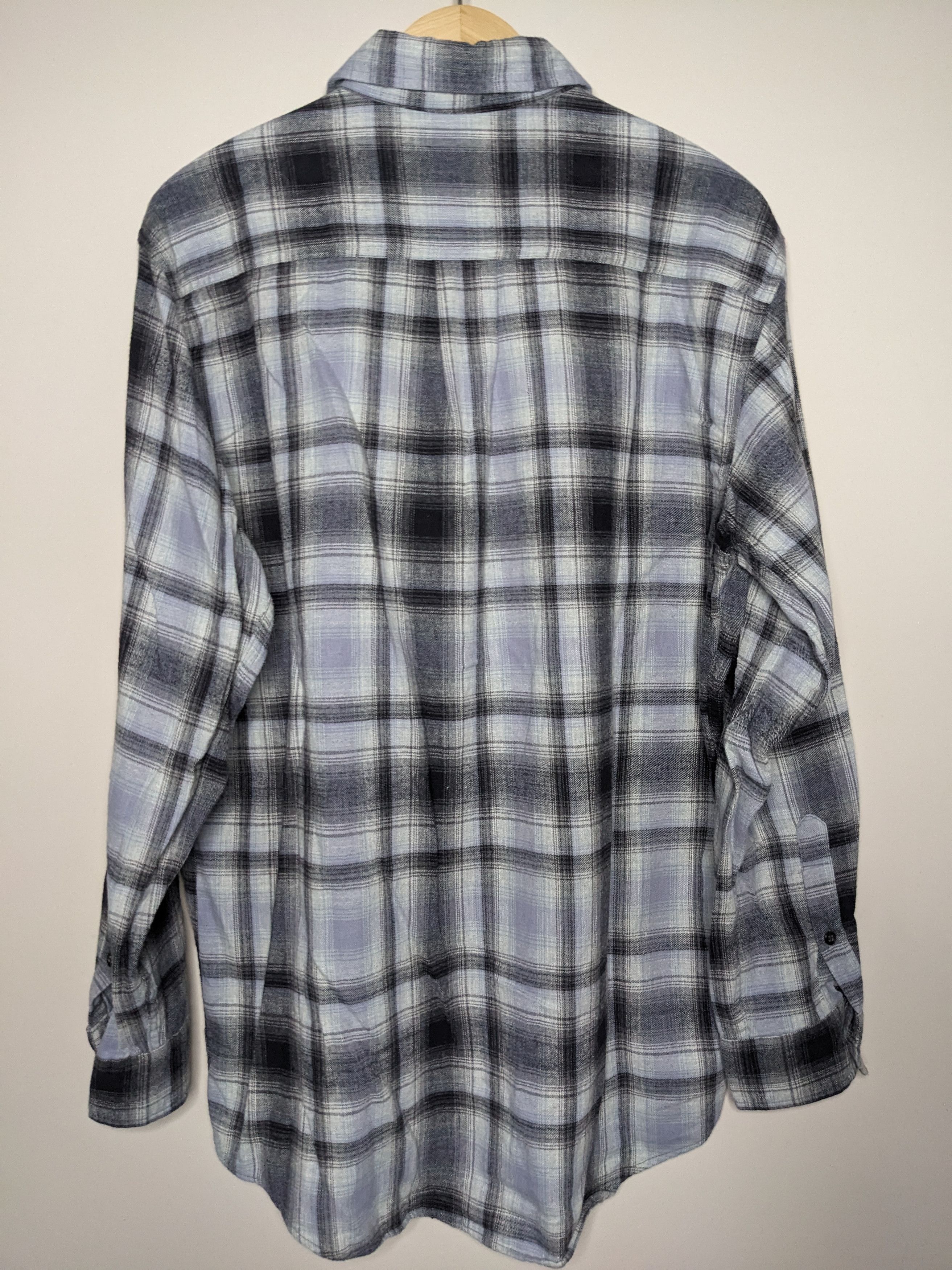 J.Crew VTG 90s J Crew Plaid Flannel Shirt Mens Medium Western Ombre Size US M / EU 48-50 / 2 - 7 Thumbnail