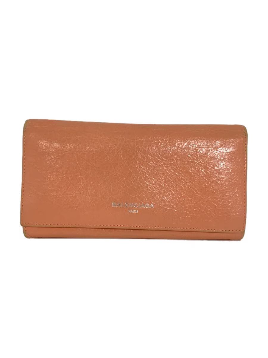 Balenciaga Balenciaga Leather Long Wallet Pink Size ONE SIZE - 1 Thumbnail