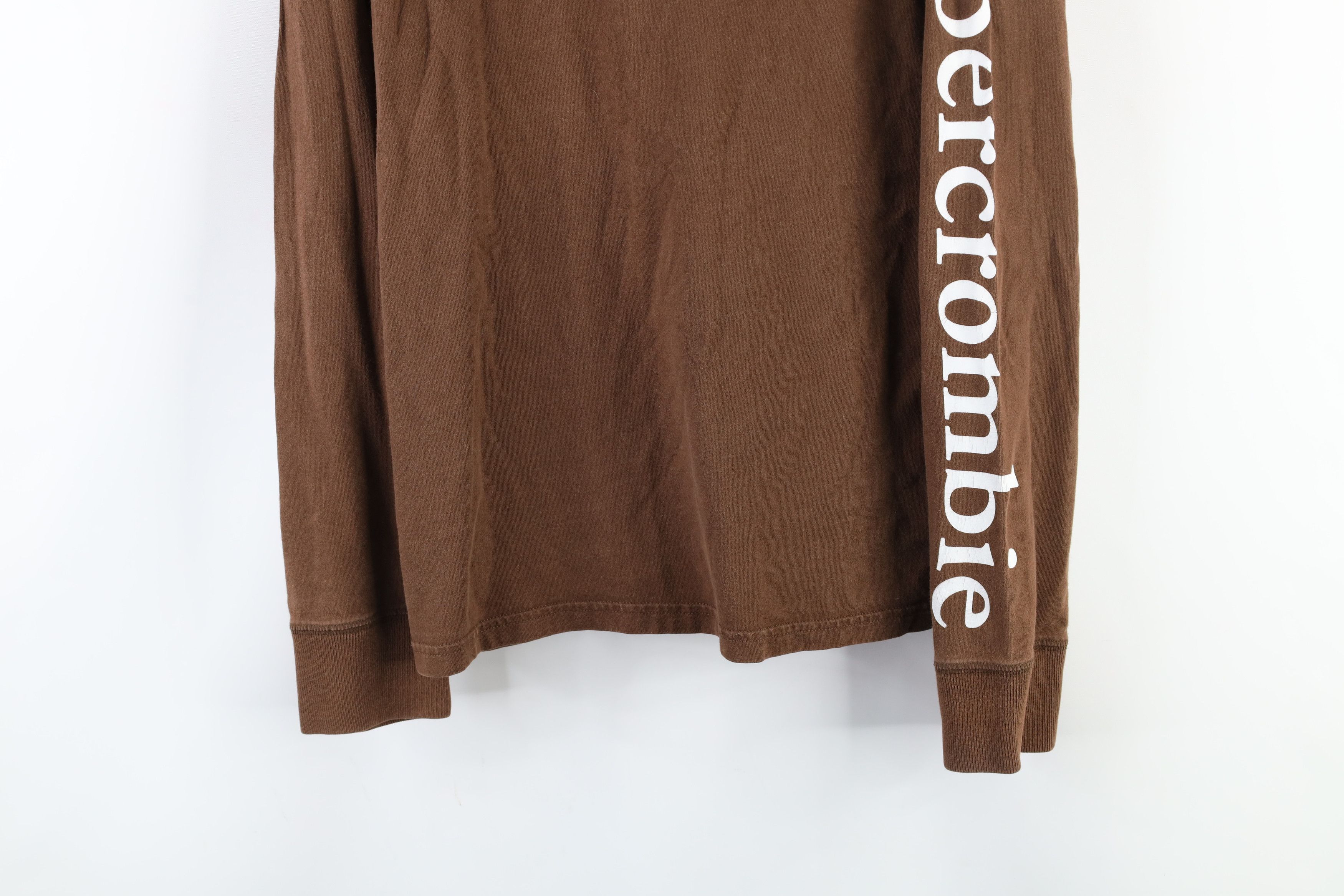 Abercrombie & Fitch Vintage Abercrombie & Fitch Long Sleeve T-Shirt Brown Size US M / EU 48-50 / 2 - 3 Thumbnail