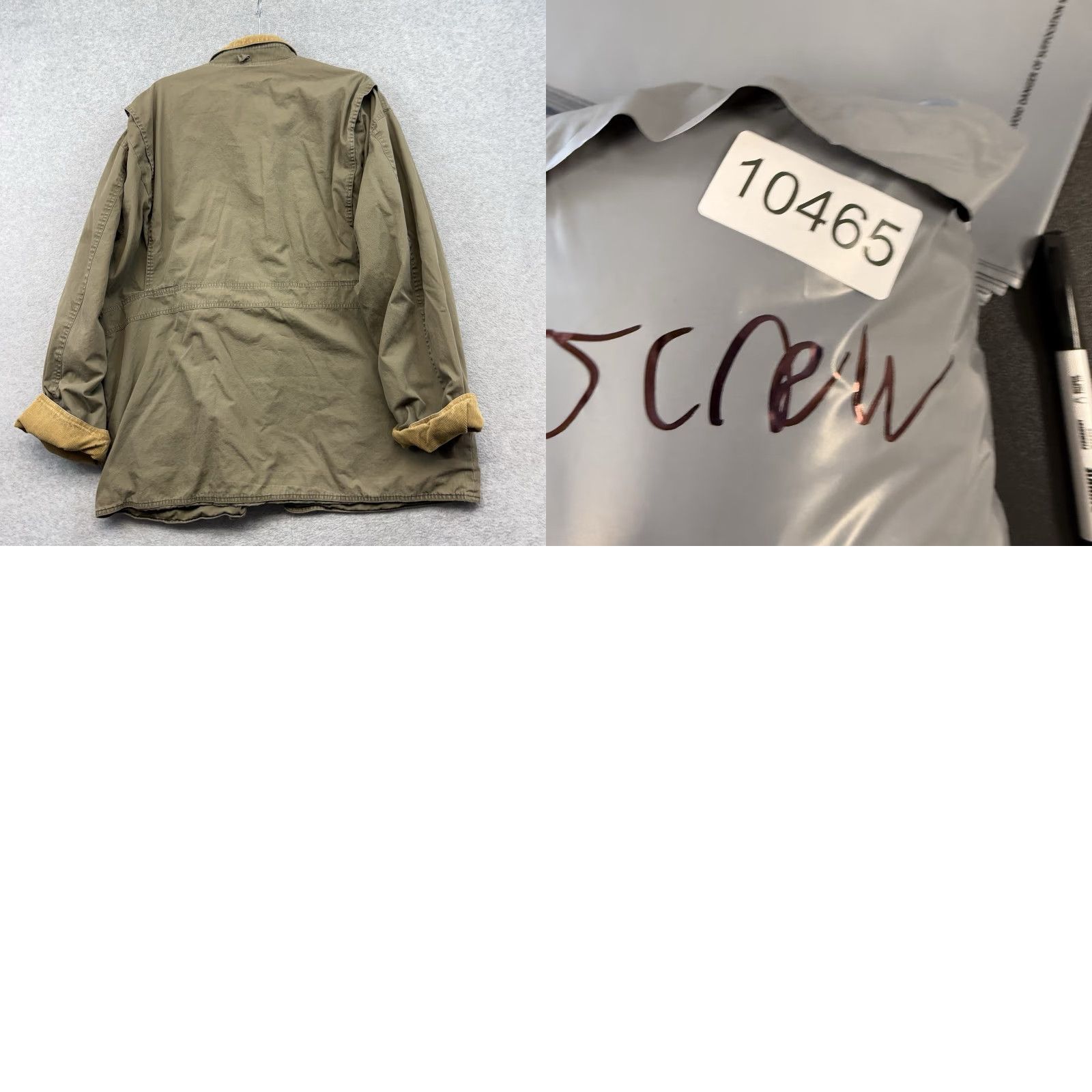 J.Crew VINTAGE J.CREW Jacket Mens XL Brown Barn Coat Oarsman 90s Chore Plaid Corduroy Size US XL / EU 56 / 4 - 8 Thumbnail