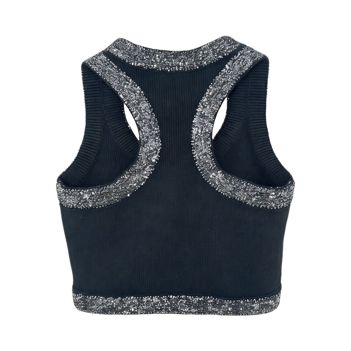 Miu Miu Miu Miu Women's Heavy Custom Beaded Yarn Vest K26WX Size S / US 4 / IT 40 - 2 Thumbnail