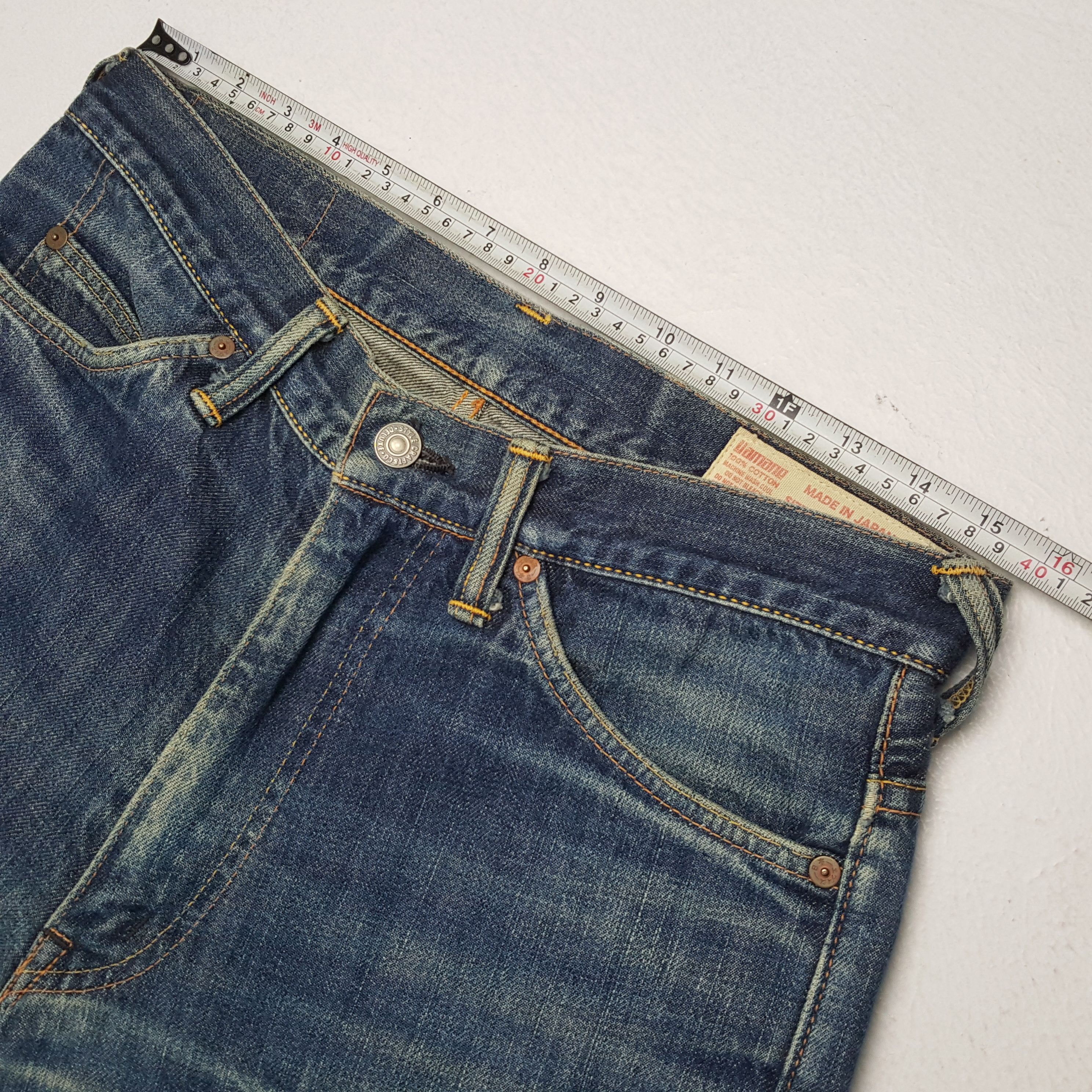 Evisu × Japanese Brand × Vintage Vintage EVISU Japanese Brand Daicock Custom Design Jeans Size US 31 - 7 Thumbnail