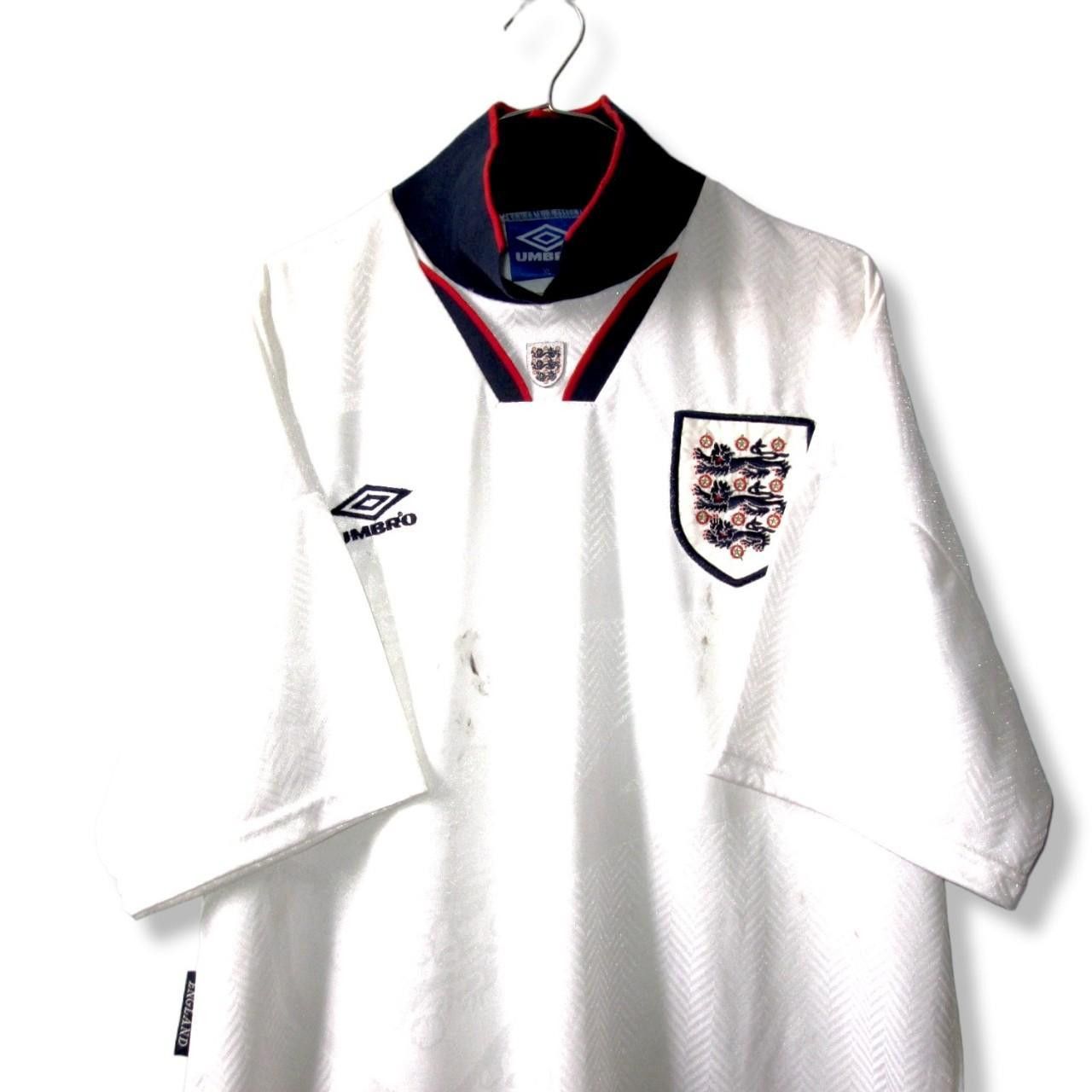 Umbro England 1994 1995 Euro Home shirt jersey Size US XL / EU 56 / 4 - 1 Thumbnail
