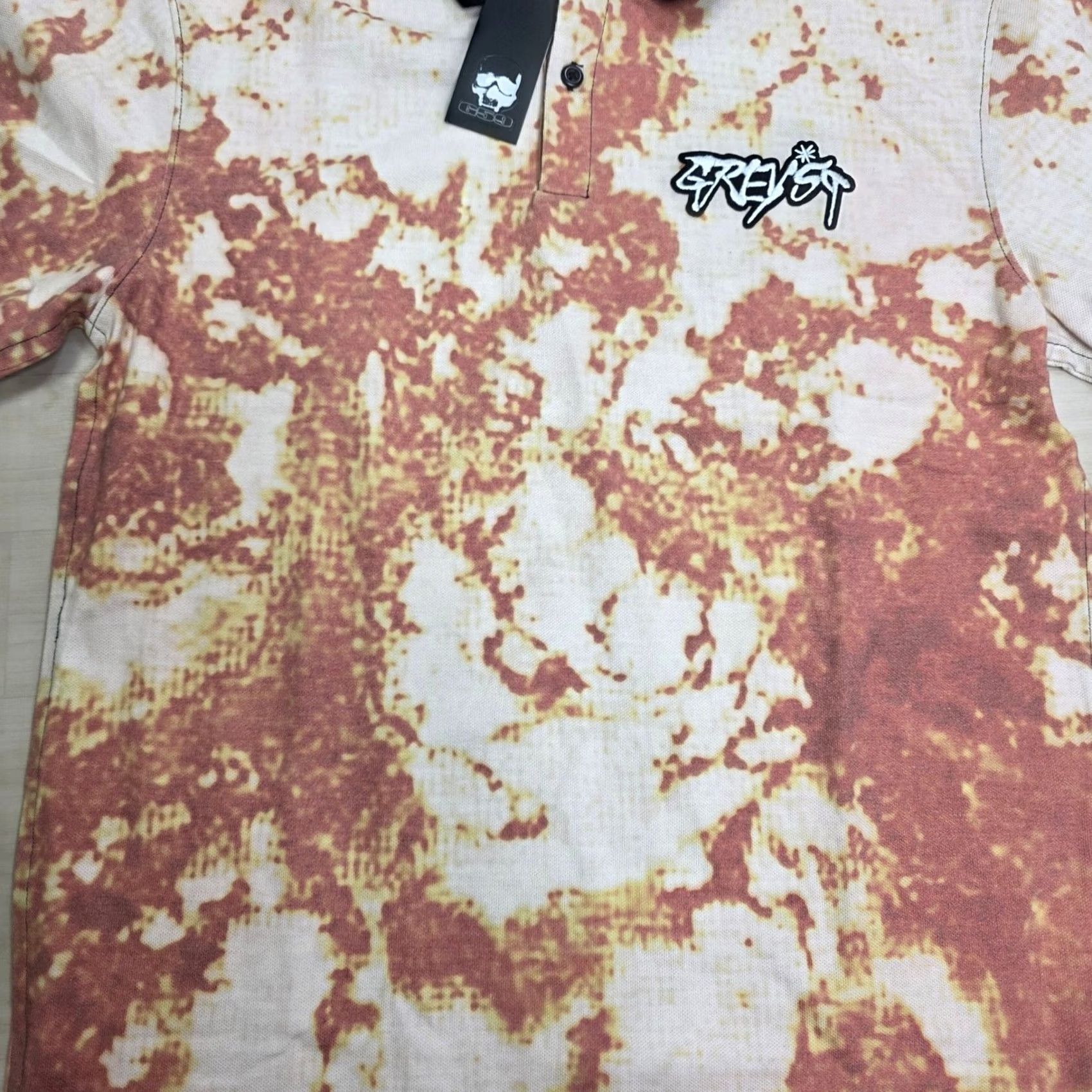 G59 Records G59 Records Polo Shirt Small Orange Grey 59 Suicideboys Streetwear Rap Size US S / EU 44-46 / 1 - 4 Thumbnail
