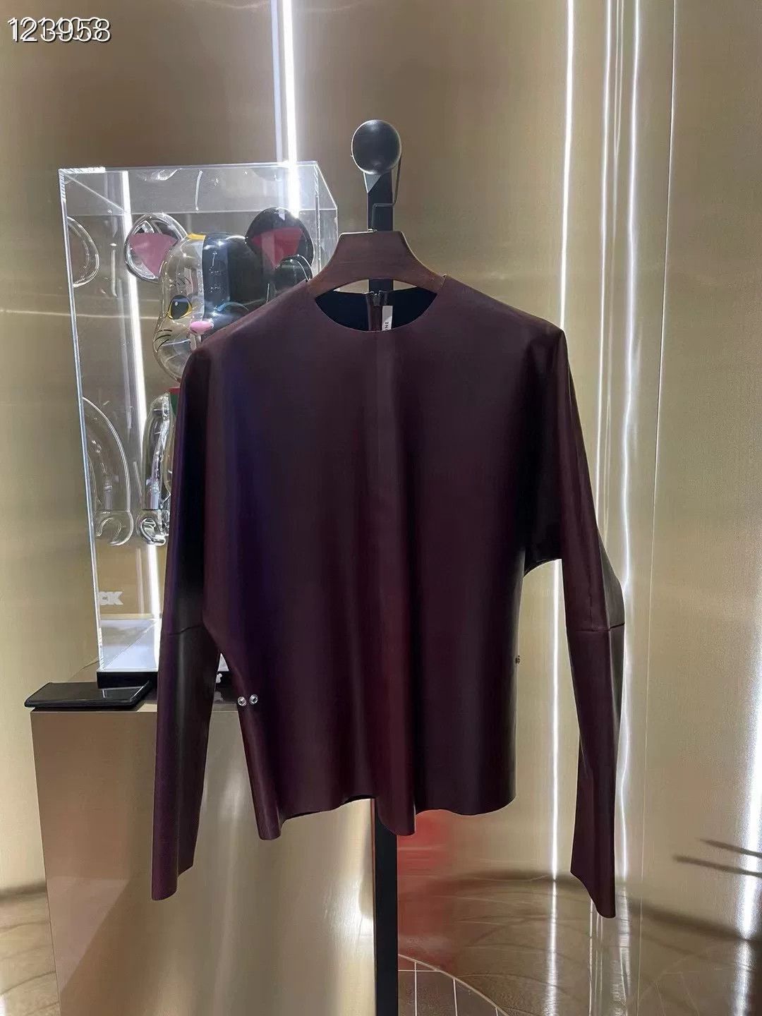 Celine Celine Maillard Leather Jacket Size 36 Size XS / US 0-2 / IT 36-38 - 1 Thumbnail