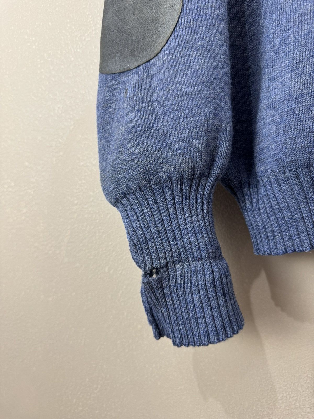 Burberry Burberrys sweater big logo vintage navy sleeve patches 90s Size US XXL / EU 58 / 5 - 6 Thumbnail
