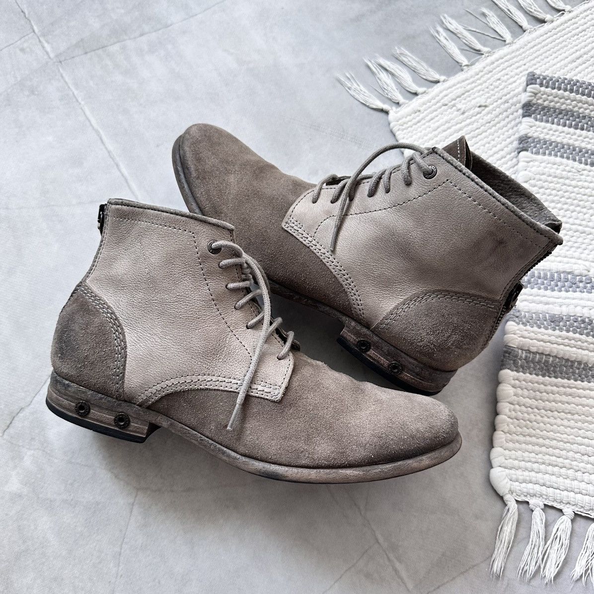 Dirk Bikkembergs Diesel Avantgarde Combat Biker Boots Back Zip Inspired Guidi Size US 7.5 / EU 40-41 - 2 Thumbnail