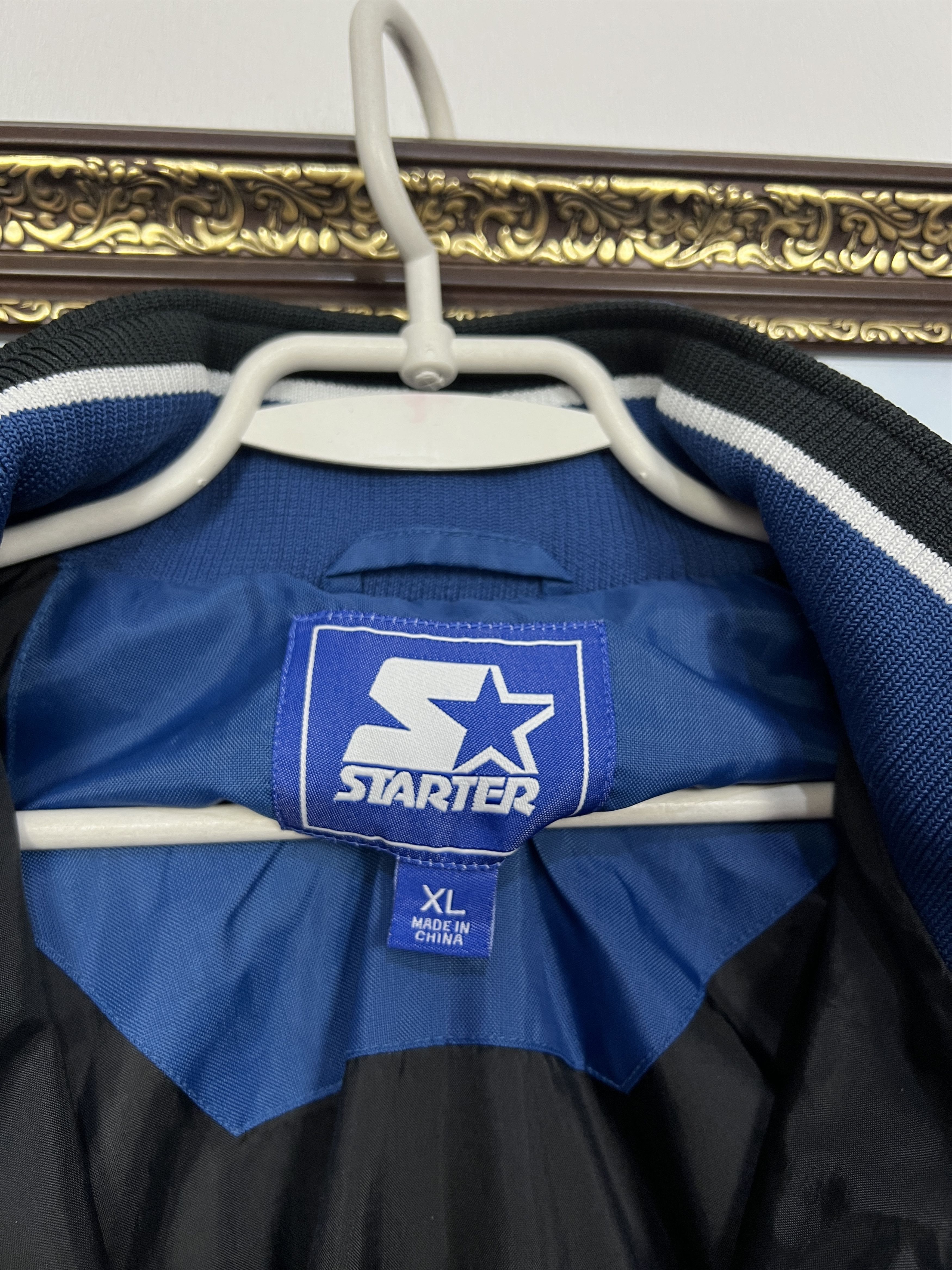 Starter Duke University Blue Devils Jacket NCAA Bomber Windbreaker Size US XL / EU 56 / 4 - 7 Thumbnail