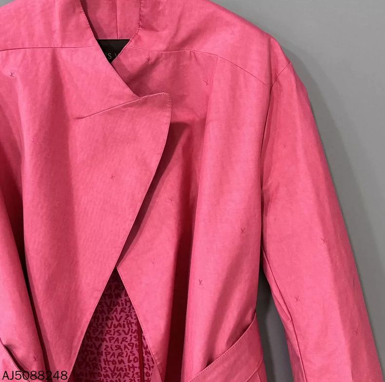 Louis Vuitton Pink Windbreaker with Printed Lining-2506 Size M / US 6-8 / IT 42-44 - 7 Thumbnail