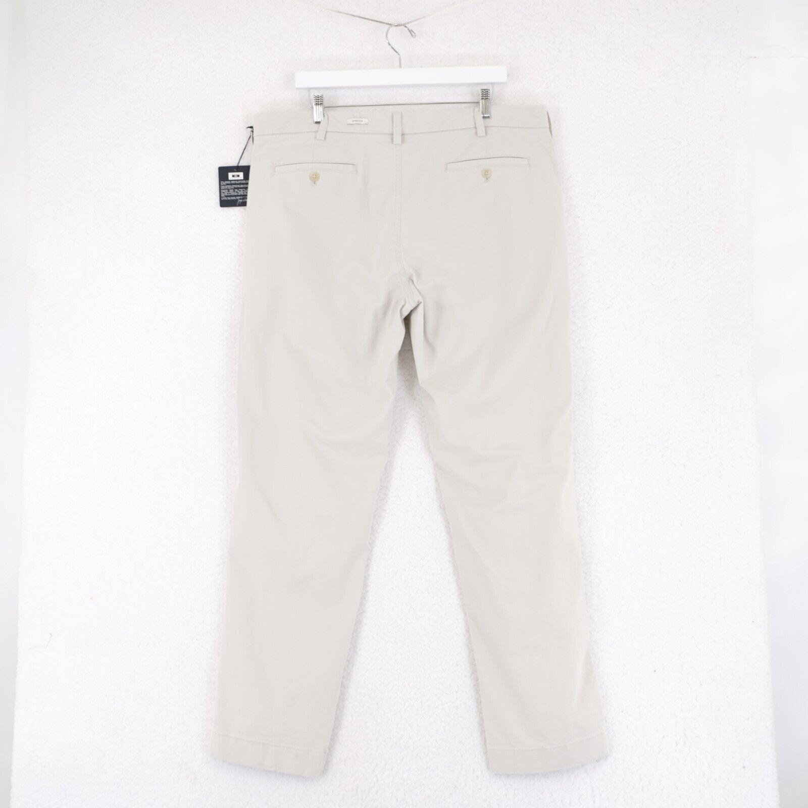 Joseph Abboud NEW Joseph Abboud Stretch Cotton Gray Cream 38/32 Chino Pant Size US 38 / EU 54 - 8 Thumbnail