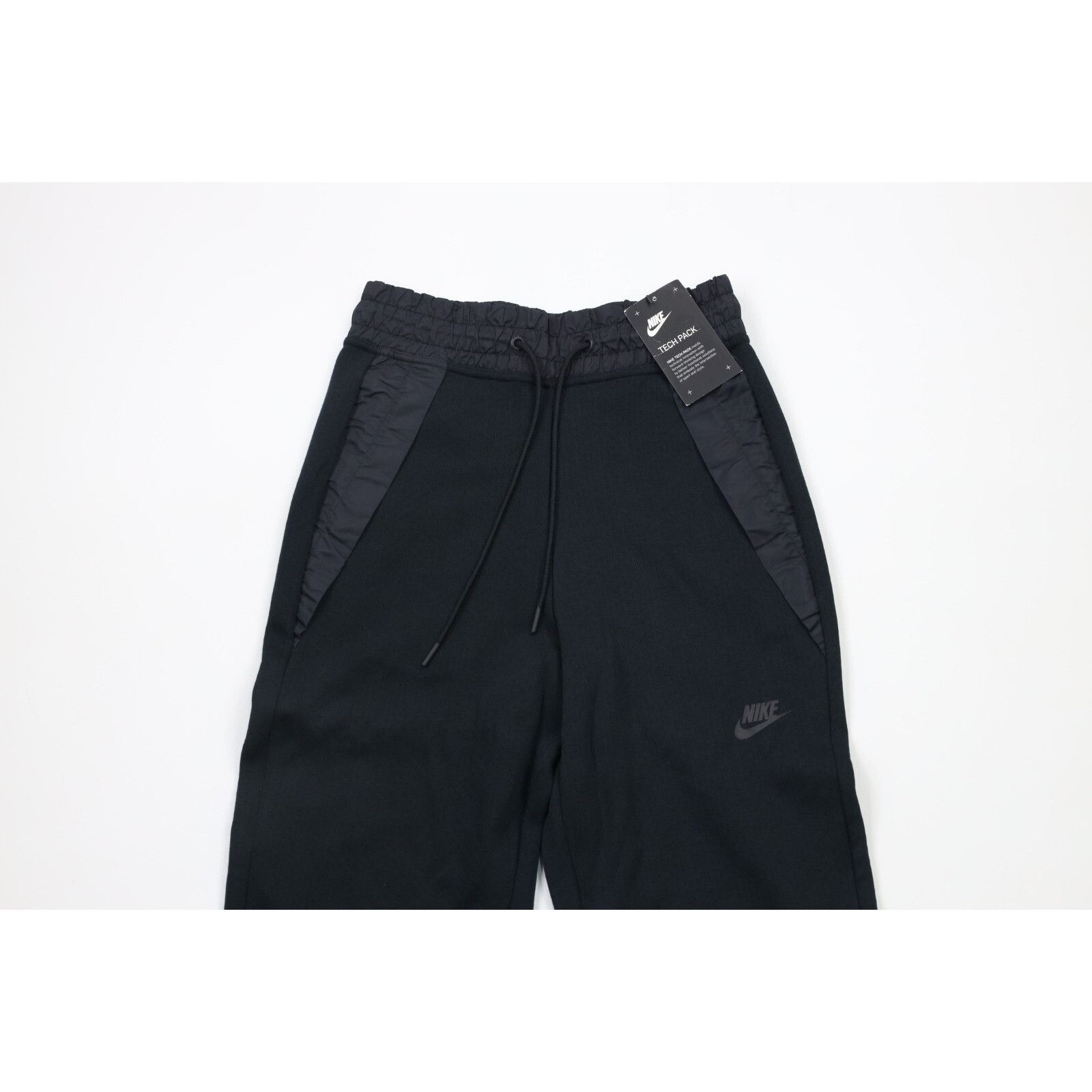 Nike New Nike Tech Fleece Womens Size XS Spell Out Cropped Sweatp Size 26" / US 2 / IT 38 - 2 Thumbnail