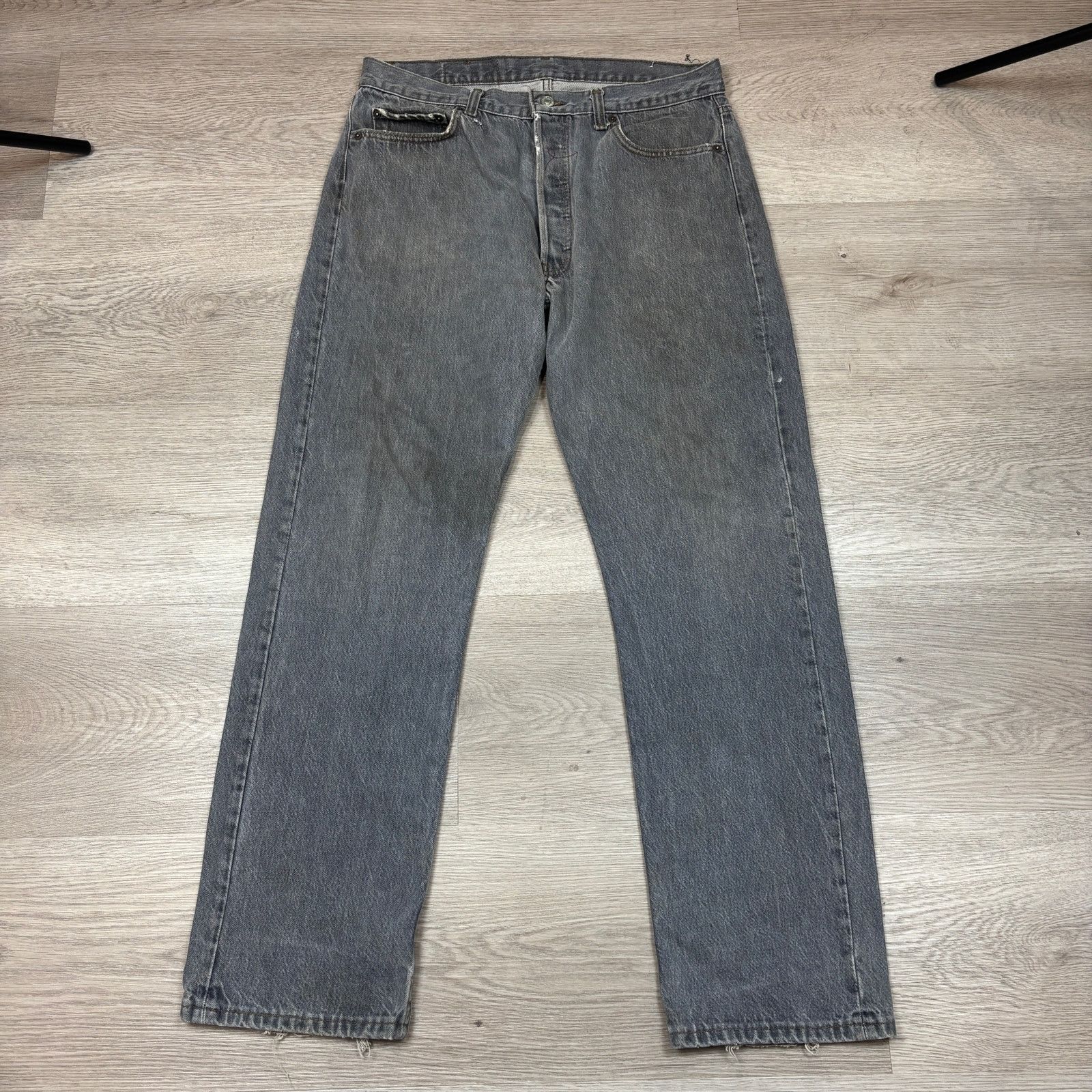 Levi's × Vintage Vintage 80s Levi's 501-0658 Straight Leg Jeans Men's 32x31.5 Size US 32 / EU 48 - 2 Thumbnail