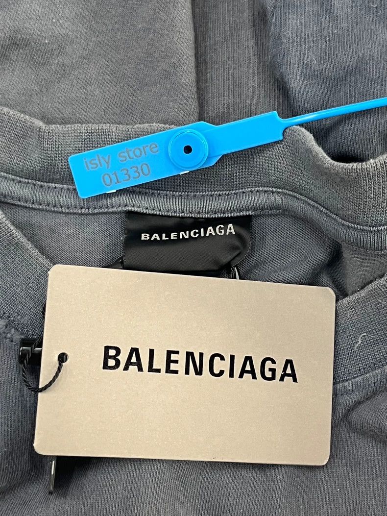 Balenciaga Balenciaga Letter Print Casual Round Neck Short Sleeve T-S Size US M / EU 48-50 / 2 - 5 Thumbnail