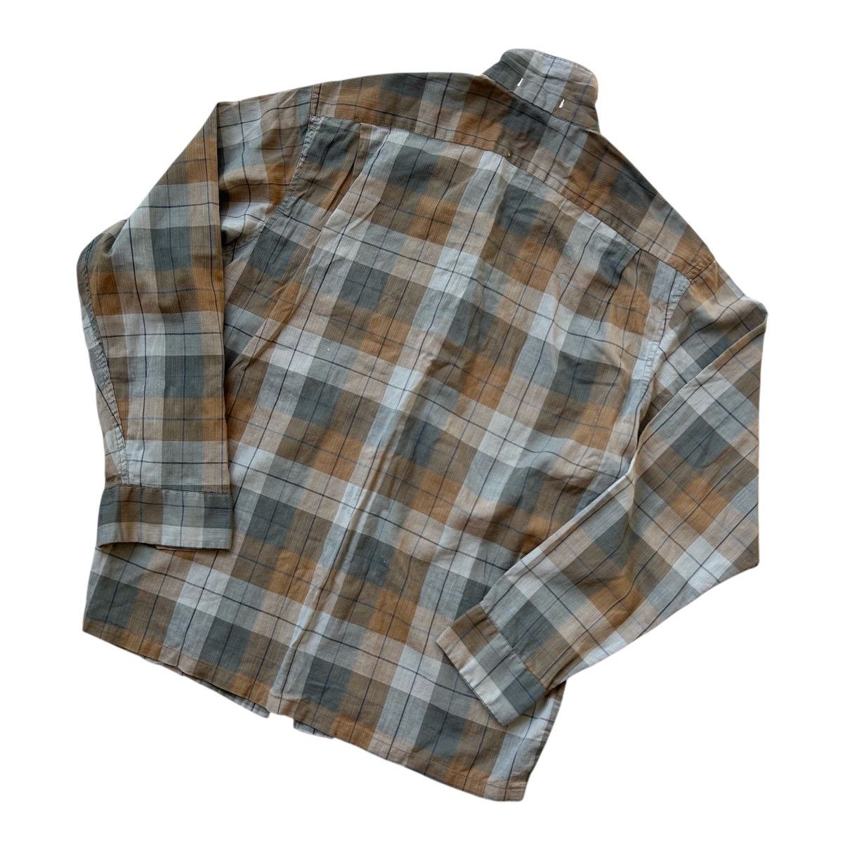 McGregor 1950s Mc MGREGOR - OPEN COLLAR SHIRT CHEKERED “CARRARA” Size US M / EU 48-50 / 2 - 5 Thumbnail