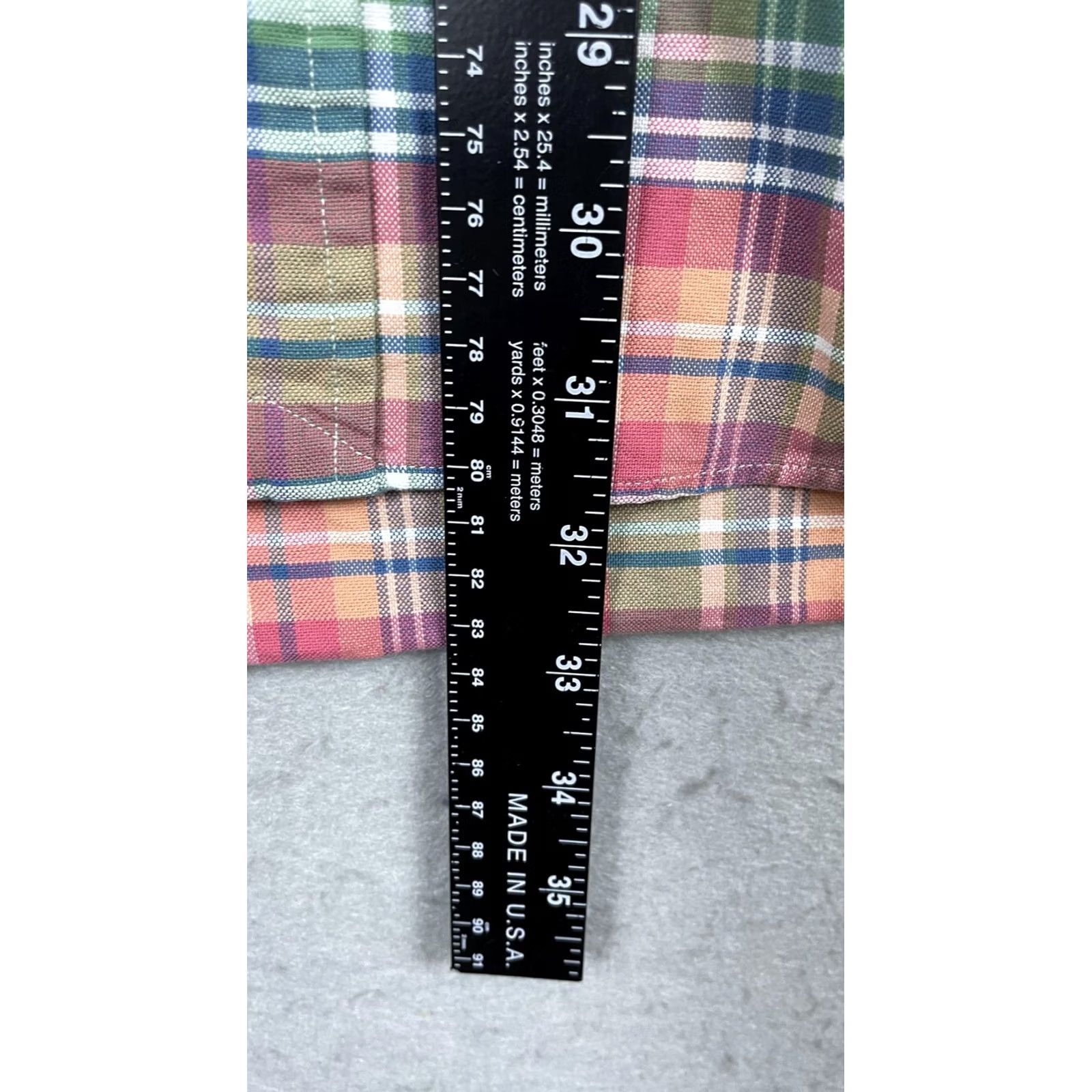 Ralph Lauren Ralph Lauren Shirt Mens XL Green Red Plaid Custom Fit Button Down Casual Size US XL / EU 56 / 4 - 5 Thumbnail