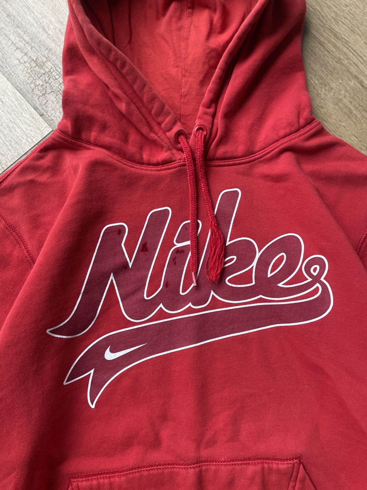 Vintage Nike Vintage Hoodie Big Logo Japanese Avant Garde Big Logo Size US S / EU 44-46 / 1 - 6 Thumbnail