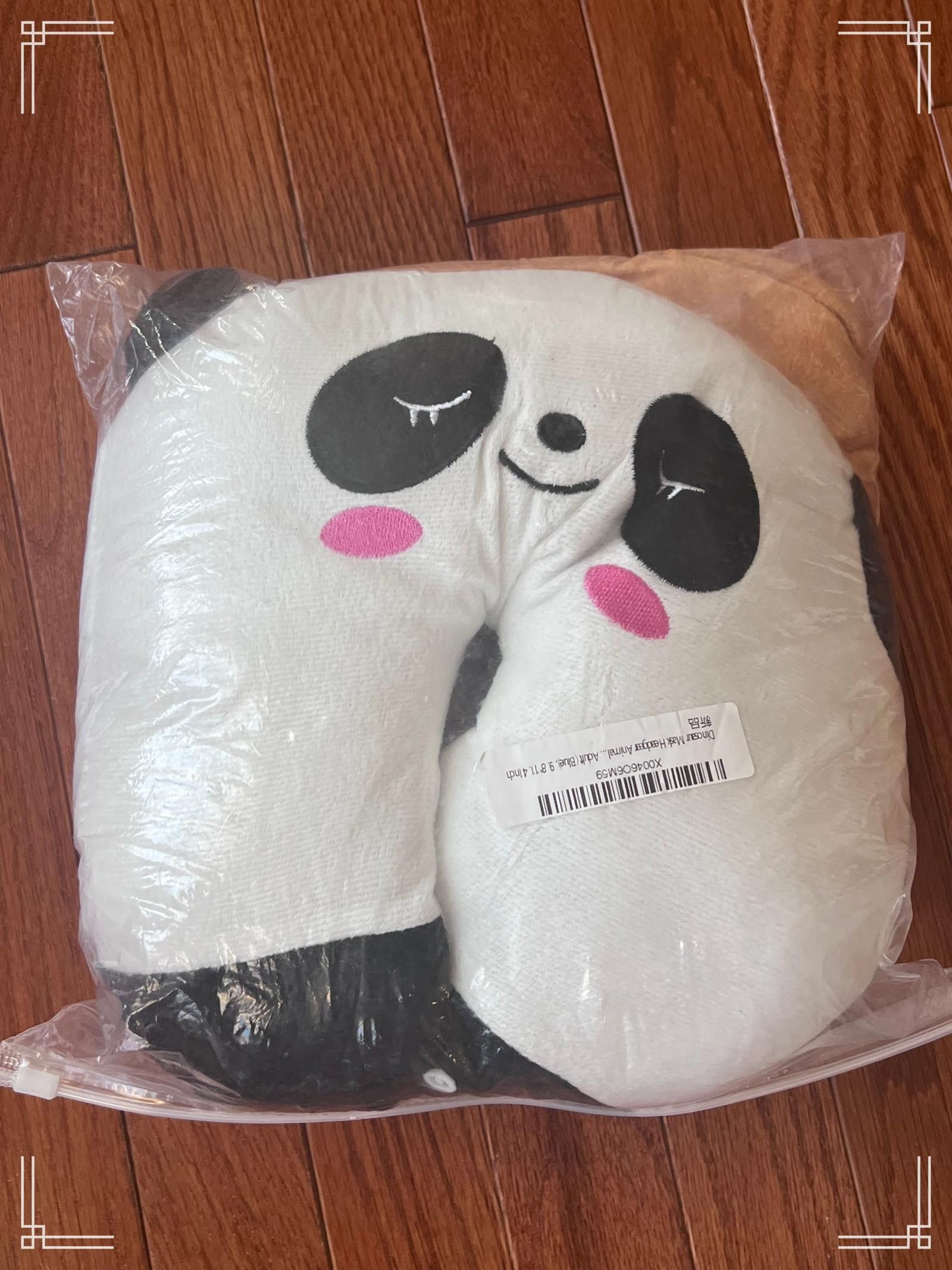 Designer Plush Panda-Themed Neck Pillow Size ONE SIZE - 1 Thumbnail