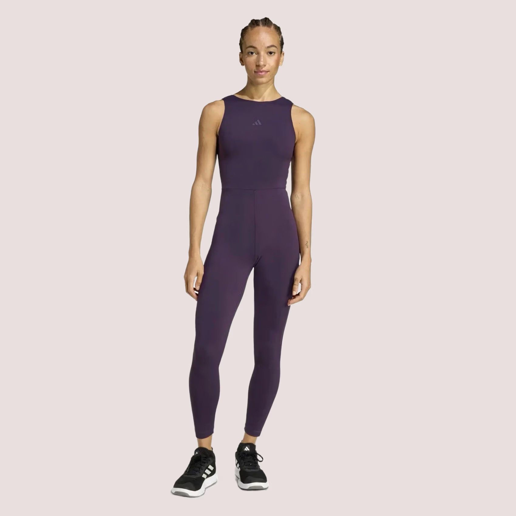 Adidas Adidas Motion Bodysuit Womens L Purple Aeroready One Piece Size L / US 10 / IT 46 - 1 Thumbnail