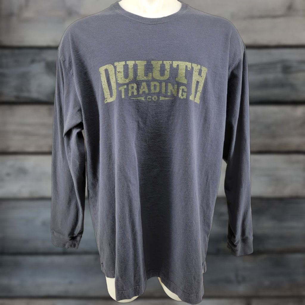 Logo 7 Duluth Logo Mens Blue XL Longtail T Cotton T-shirt Long Sleeve Shirt Size US XL / EU 56 / 4 - 1 Thumbnail