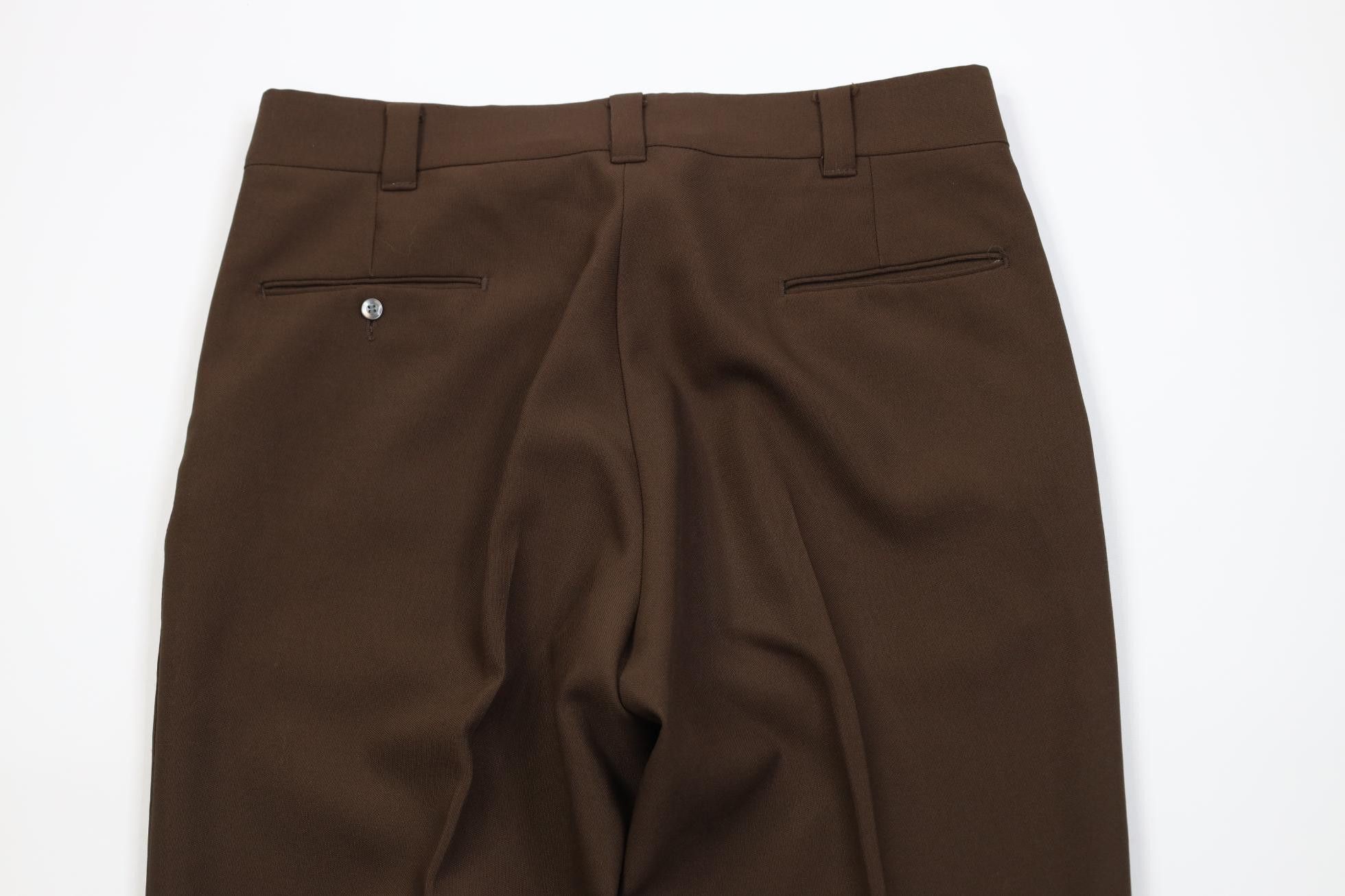 Vintage Vintage 70s Streetwear Bell Bottoms Chino Pants Brown USA Size US 34 / EU 50 - 8 Thumbnail