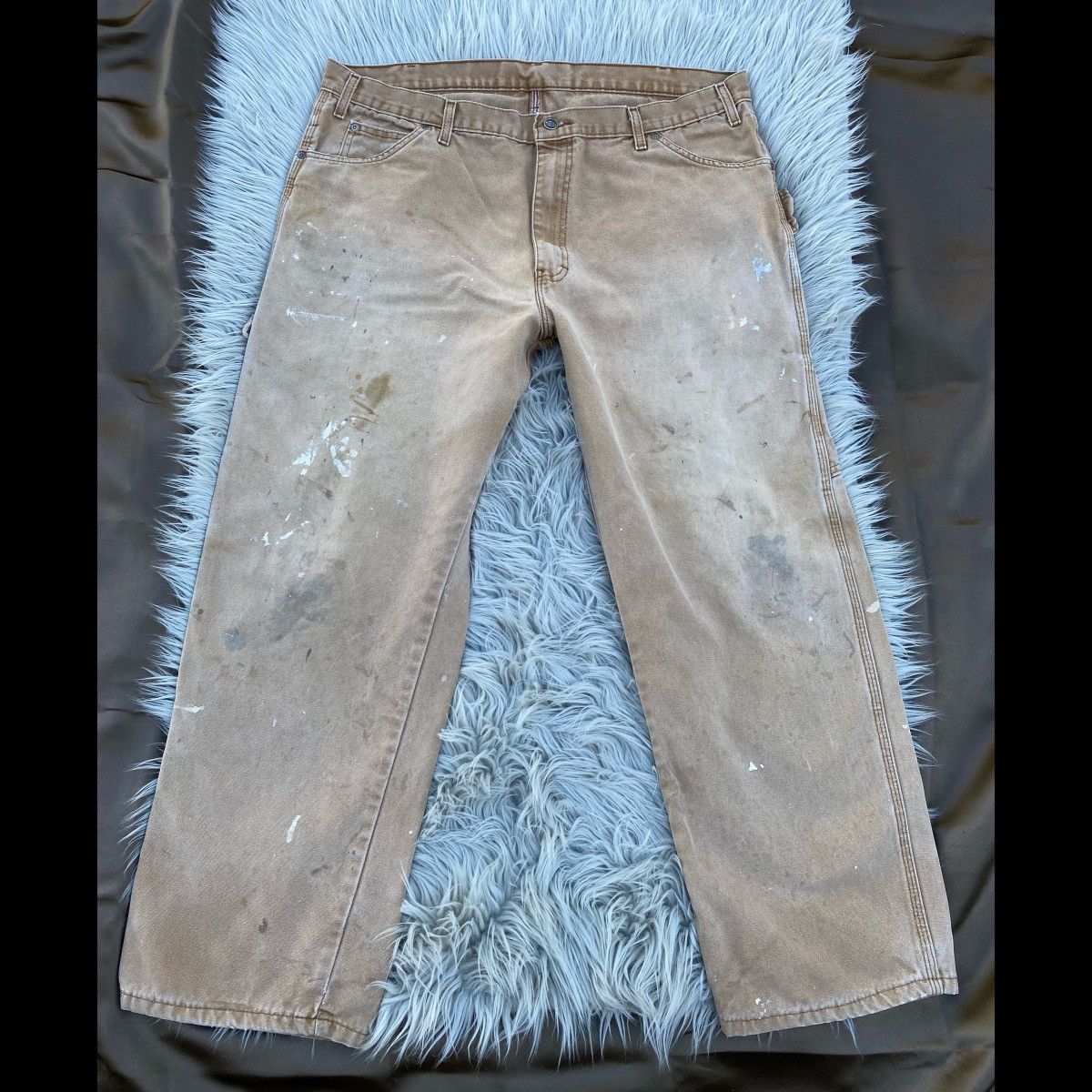 Dickies Dickies Canvas Carpenter Pants Thrashed 42x30 Size US 42 / EU 58 - 2 Thumbnail