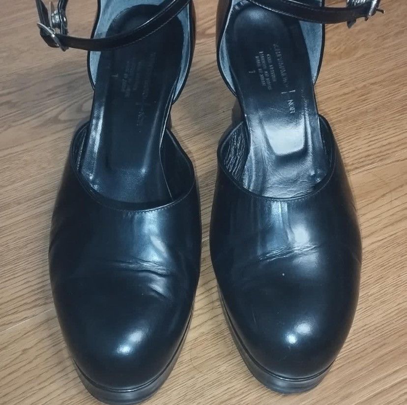 Designer × Yohji Yamamoto Yohji Yamamoto Leather Heels Size US 7 / IT 37 - 4 Thumbnail