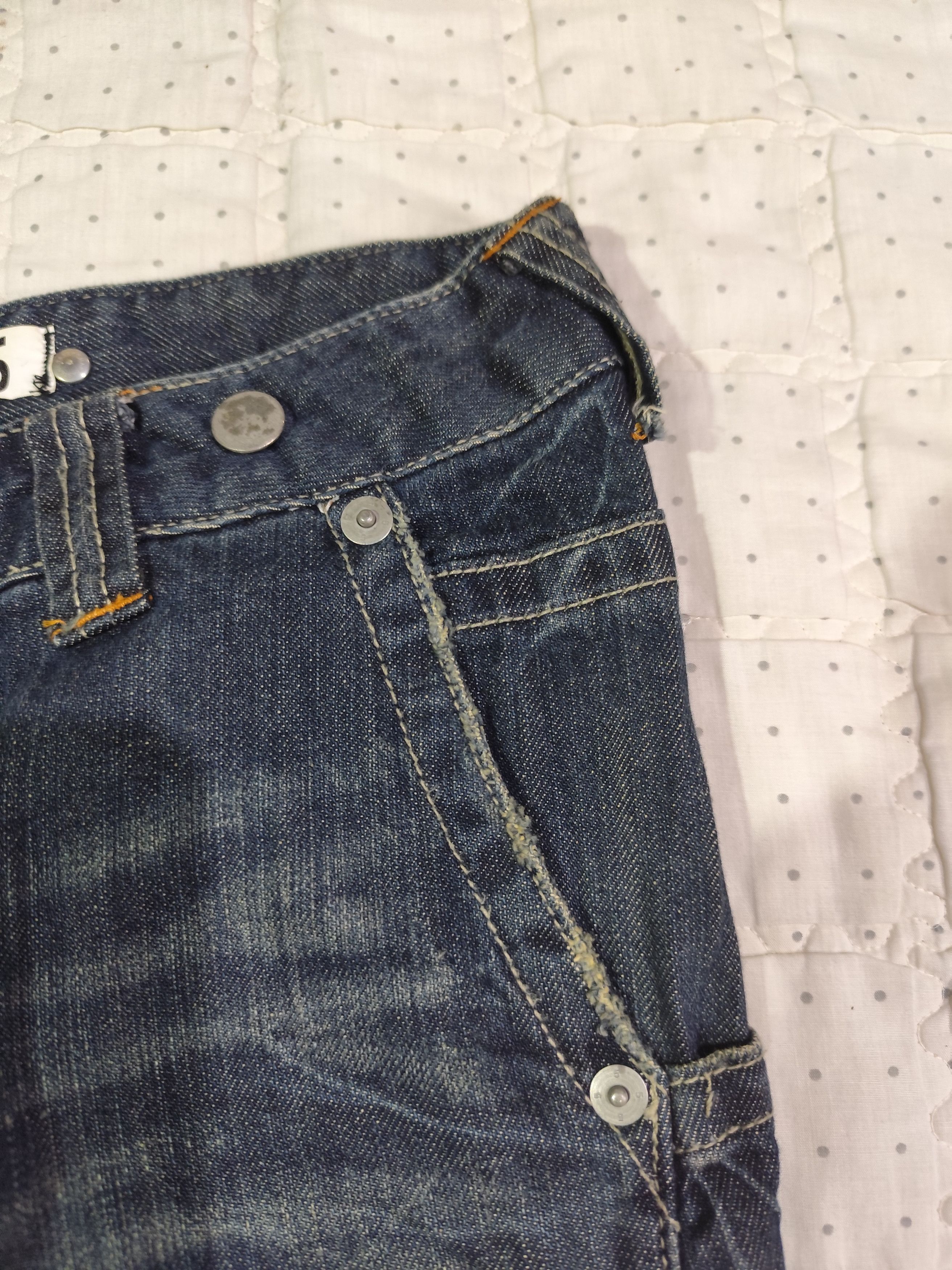 Japanese Brand Vintage Five Washed FLare Denim J022 Size 29" - 5 Thumbnail