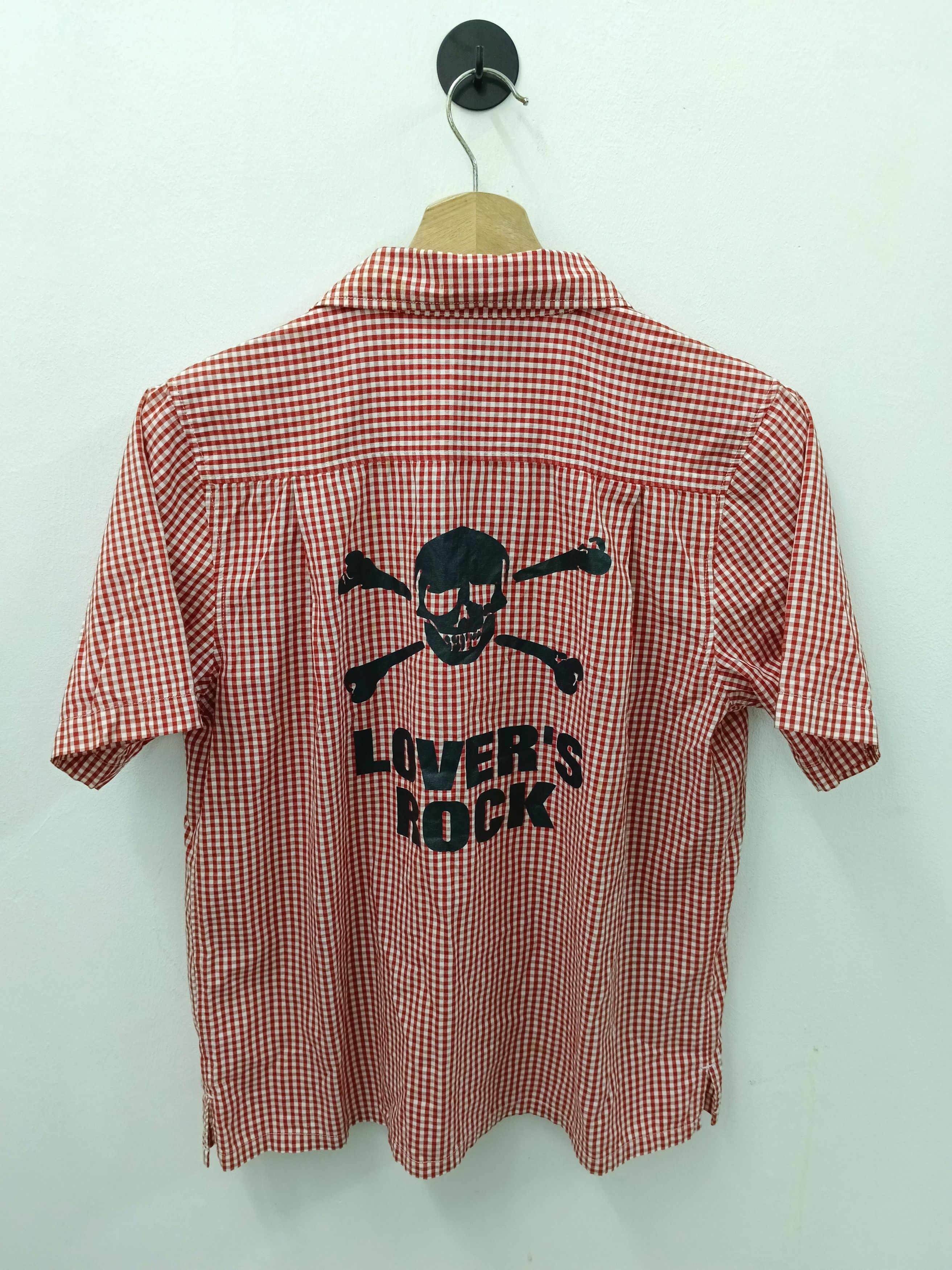 Super Lovers Super Lovers Japan Harajuku Punk Skull Gingham Button Up Size US M / EU 48-50 / 2 - 1 Thumbnail