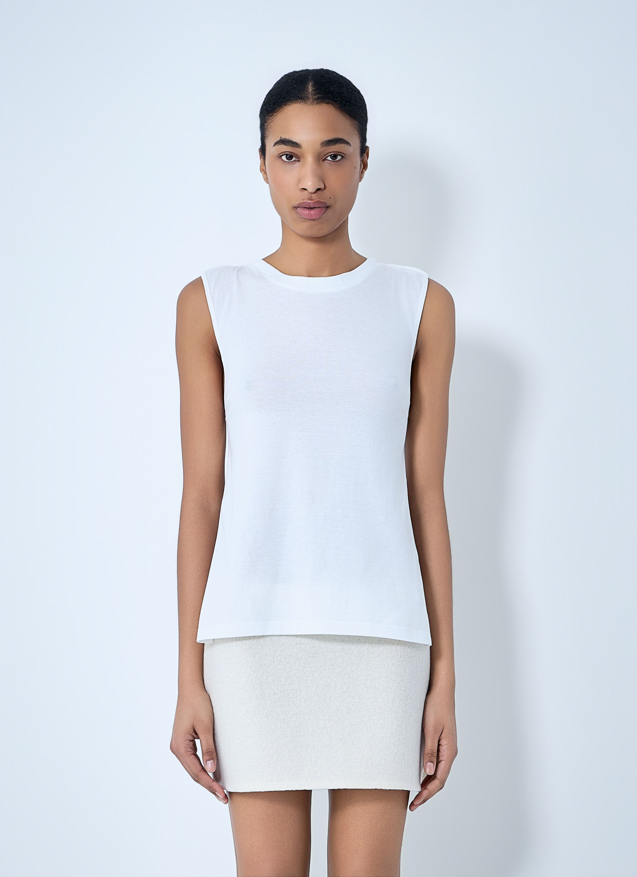 RIER Sleeveless Cotton Tank Top Size S / US 4 / IT 40 - 1 Thumbnail