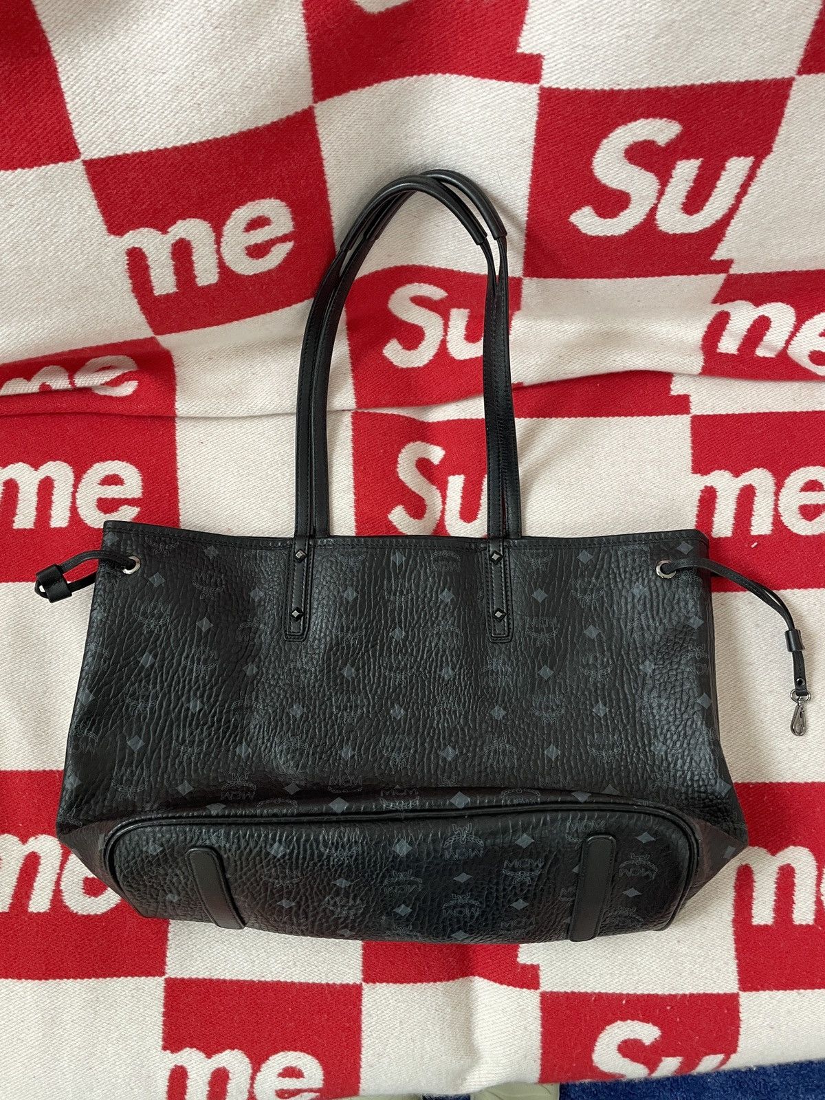 MCM MCM Medium Reversible Shopper Bag(Black) Size ONE SIZE - 6 Thumbnail