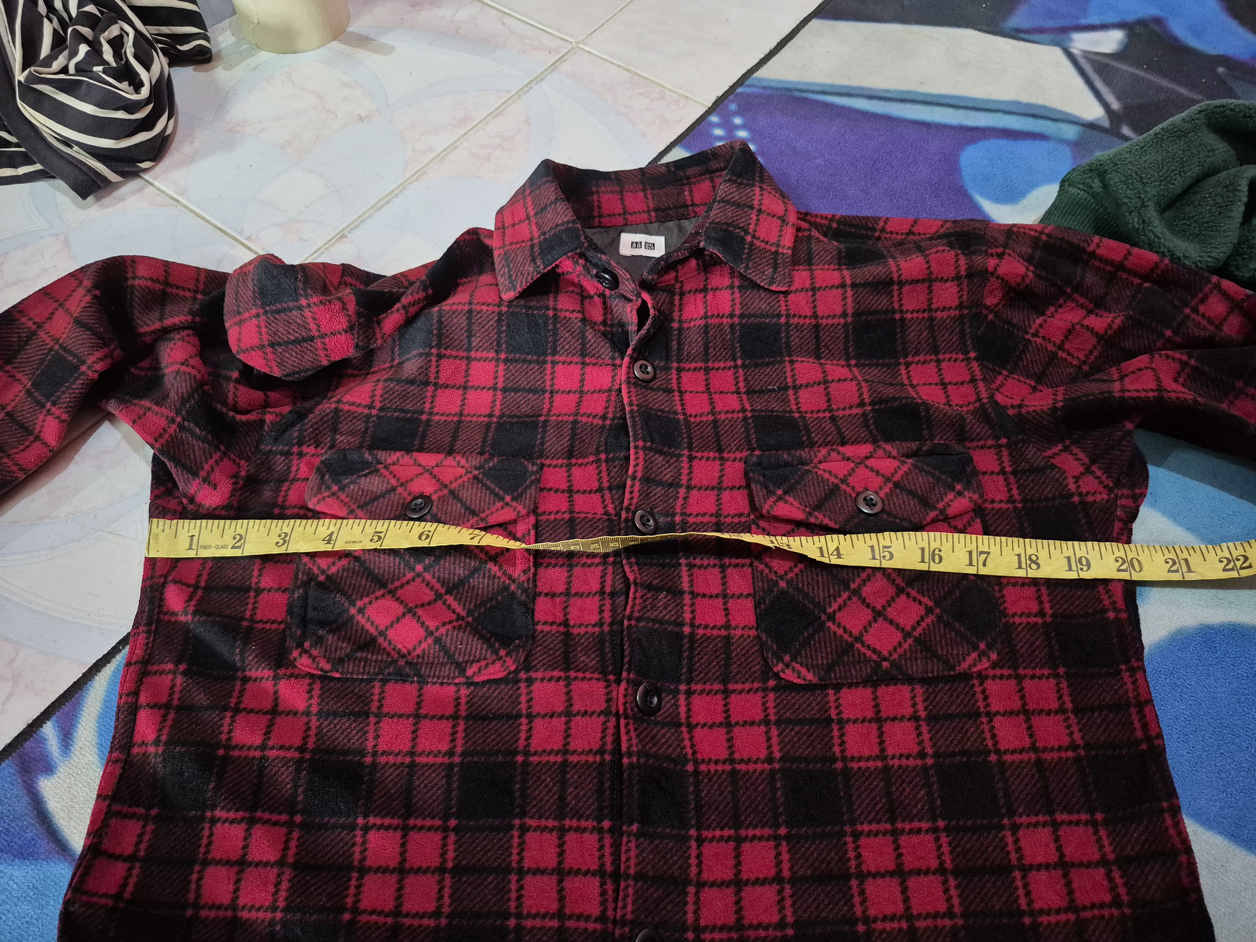 Japanese Brand 🔥 Uniqlo Double Pocket Tartan Checkered Flannel Size US M / EU 48-50 / 2 - 6 Thumbnail