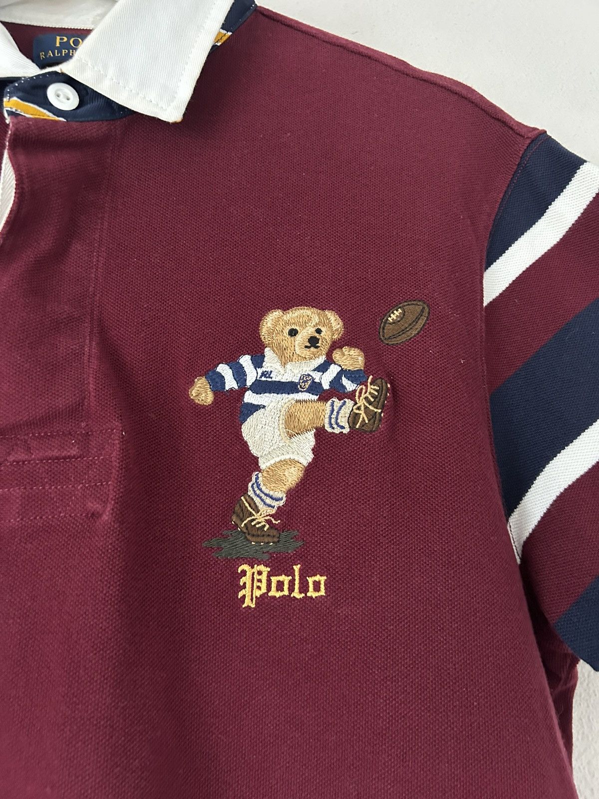 Polo Ralph Lauren Rugby Bear Embroidery Polo Size US L / EU 52-54 / 3 - 3 Thumbnail