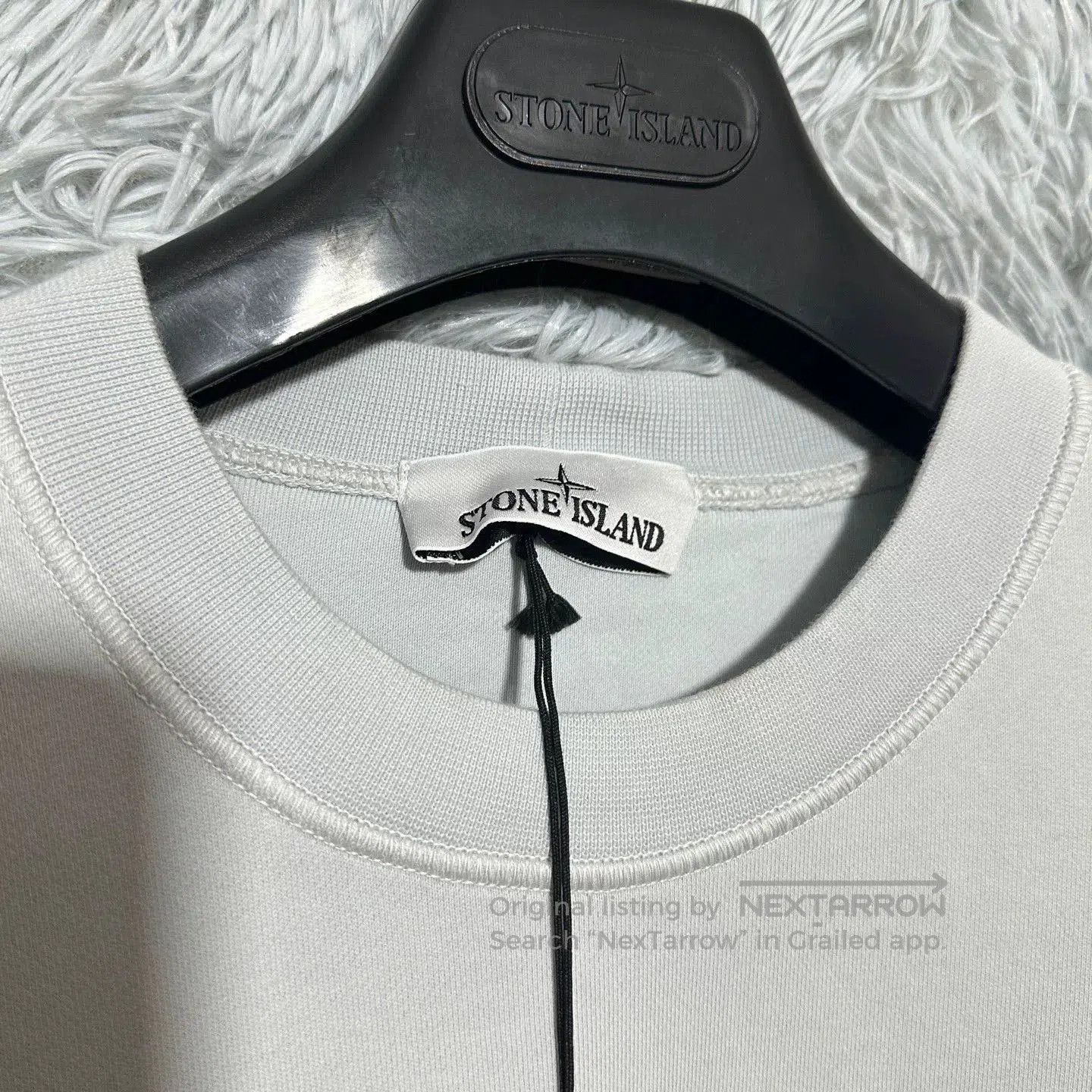 Stone Island stone island crewneck sweatshirt ice frost blue. Size US XL / EU 56 / 4 - 4 Thumbnail