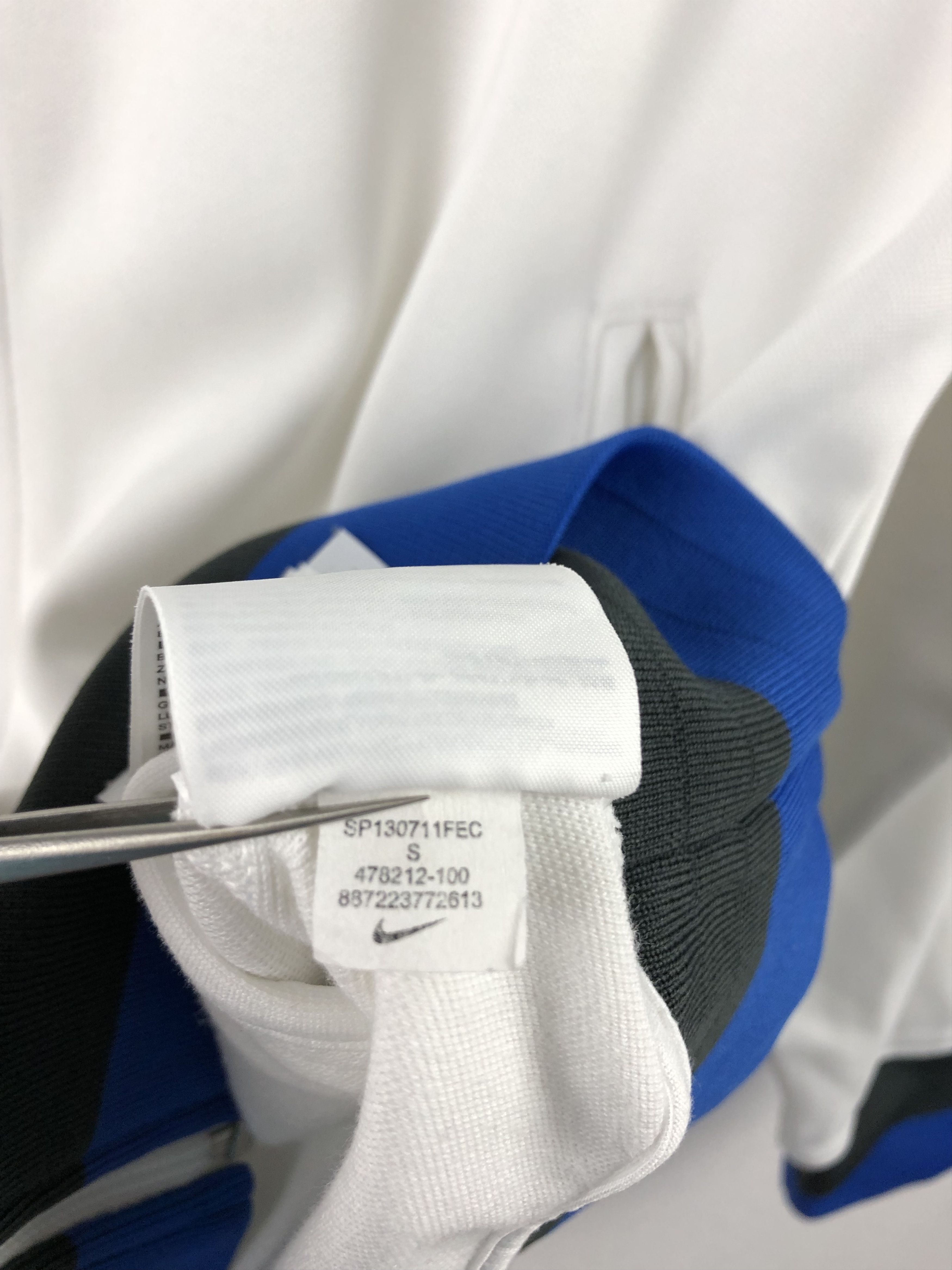 Nike Internazionale Inter Football Jacket Nike Soccer White Zip Size US S / EU 44-46 / 1 - 12 Thumbnail