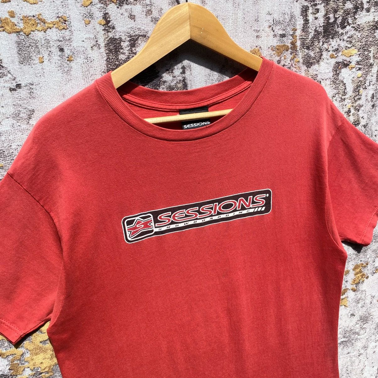 Vintage Sessions Snowboards Shirt Sessions Surf Skate Brand
