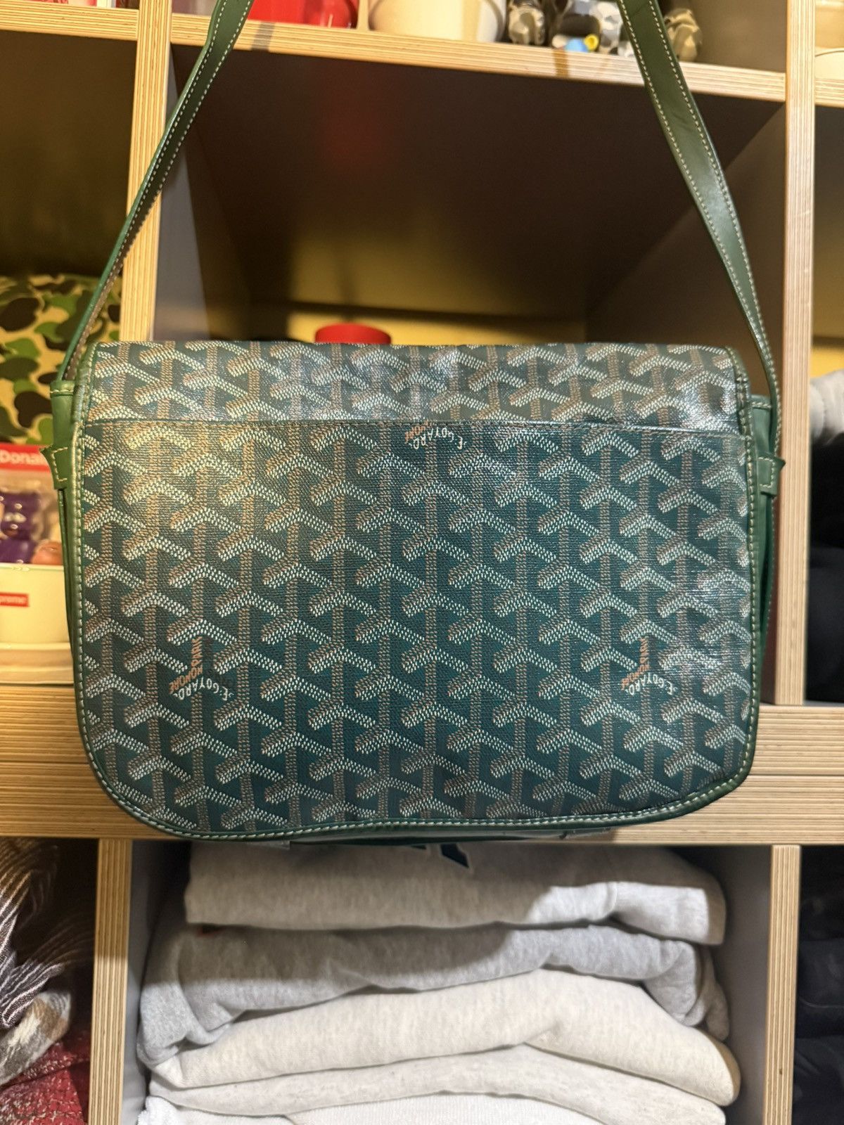 Goyard Goyard Belvedere MM Messenger Bag Green Size ONE SIZE - 8 Thumbnail