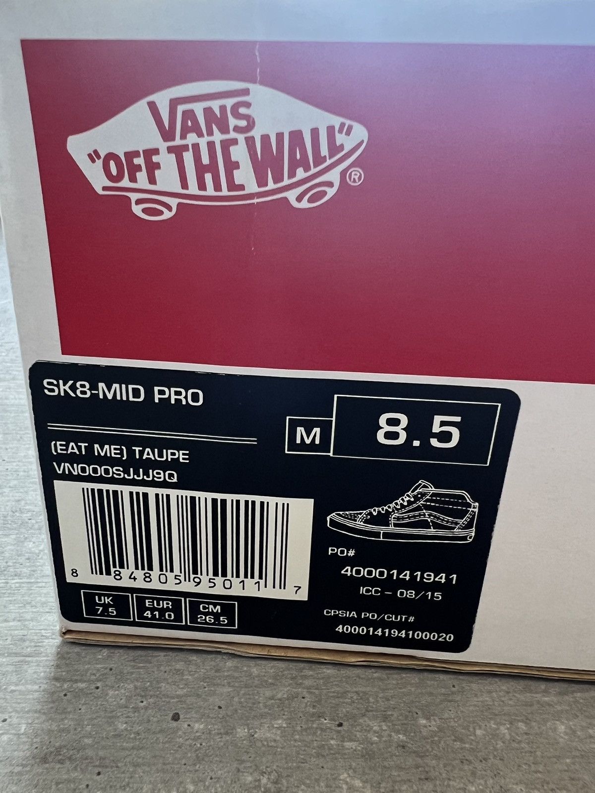 Supreme × Vans Supreme Eat Me Vans Size US 8.5 / EU 41-42 - 8 Thumbnail