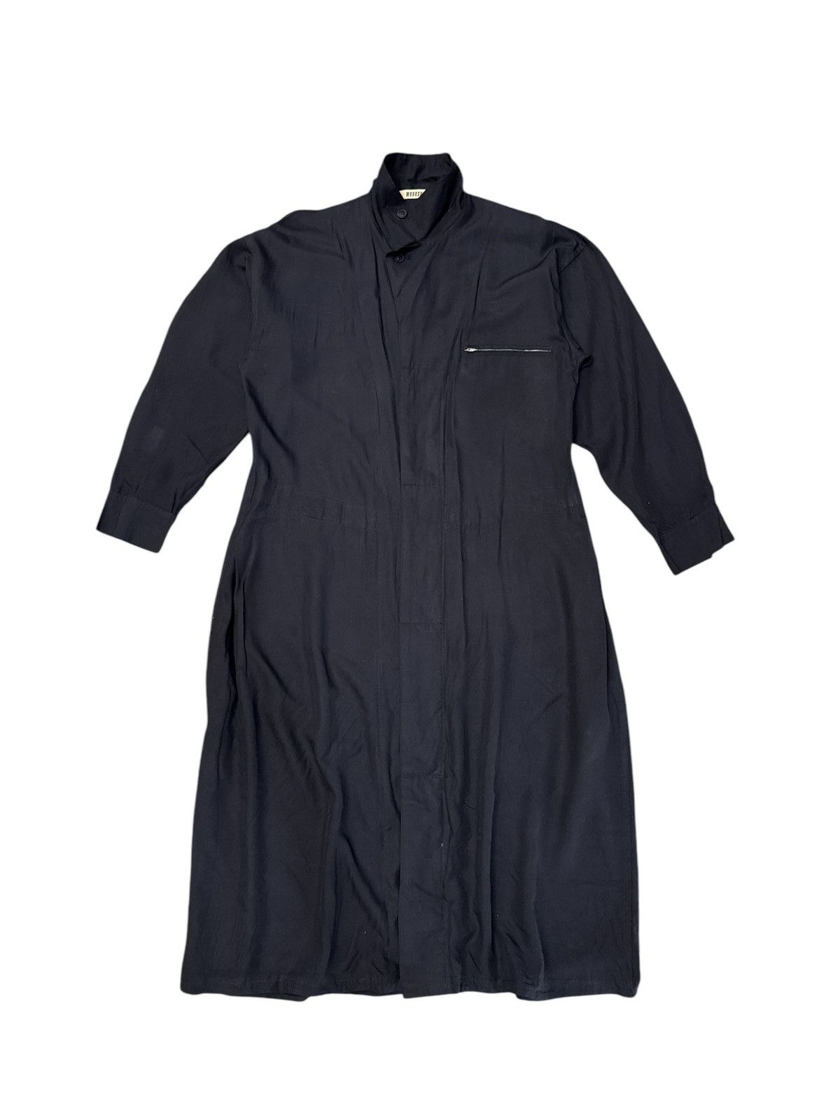 Y's VINTAGE 80s WORKSHOP BY Y'S FOR MEN RAYON LONG COAT Size US M / EU 48-50 / 2 - 1 Thumbnail