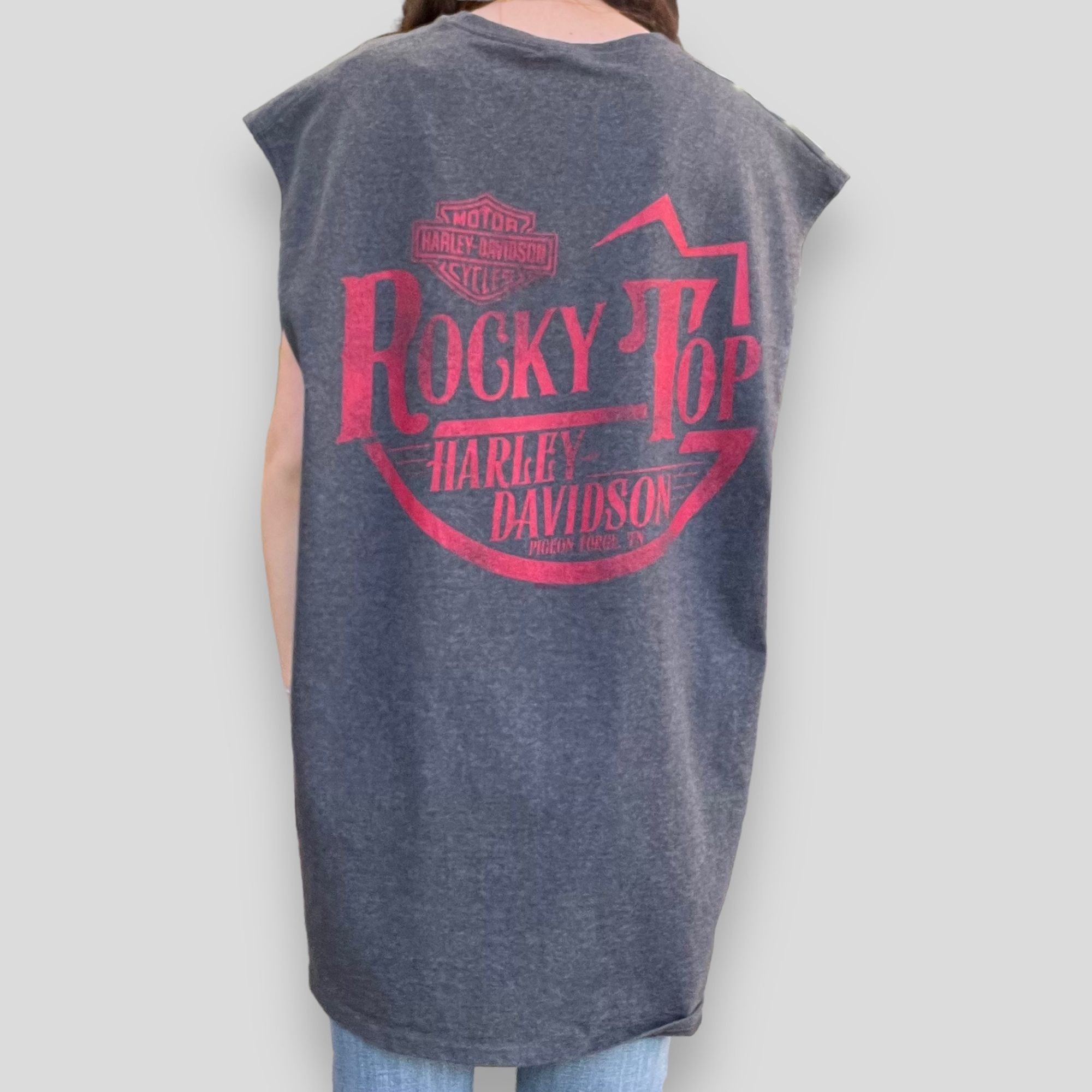 Harley Davidson × Vintage Vintage Y2K Harley Davidson Rocky Top Tank Top Size US XL / EU 56 / 4 - 2 Thumbnail