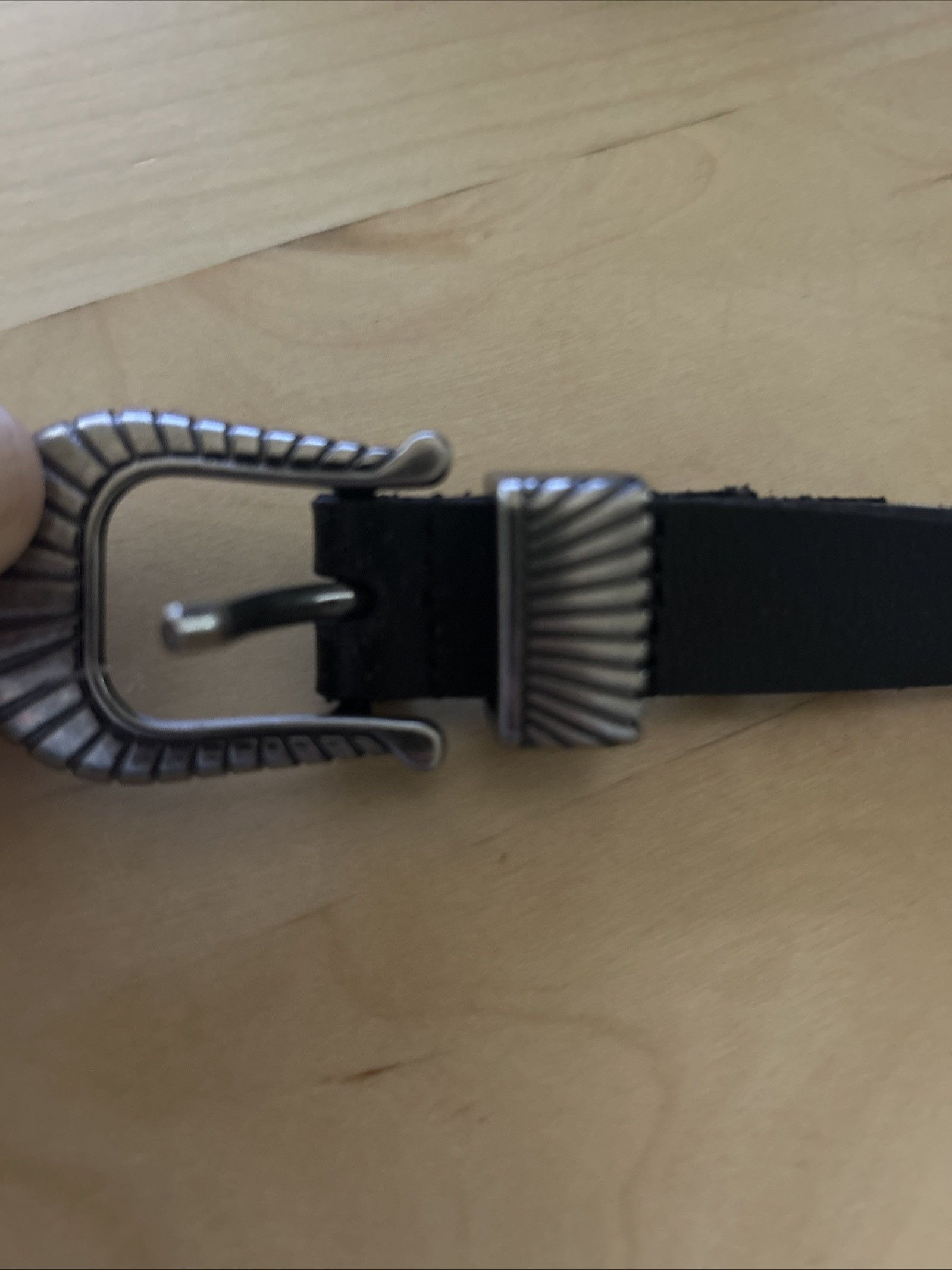Lucky Brand Women’s Lucky Brand Western Faded Leather Belt L Size ONE SIZE - 6 Thumbnail