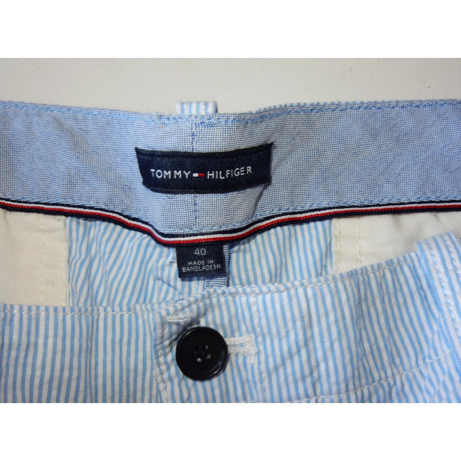 Tommy Hilfiger Vintage Tommy Hilfiger Cargo Shorts Men Size 40 Blue Cotton 90s Size US 40 / EU 56 - 3 Thumbnail